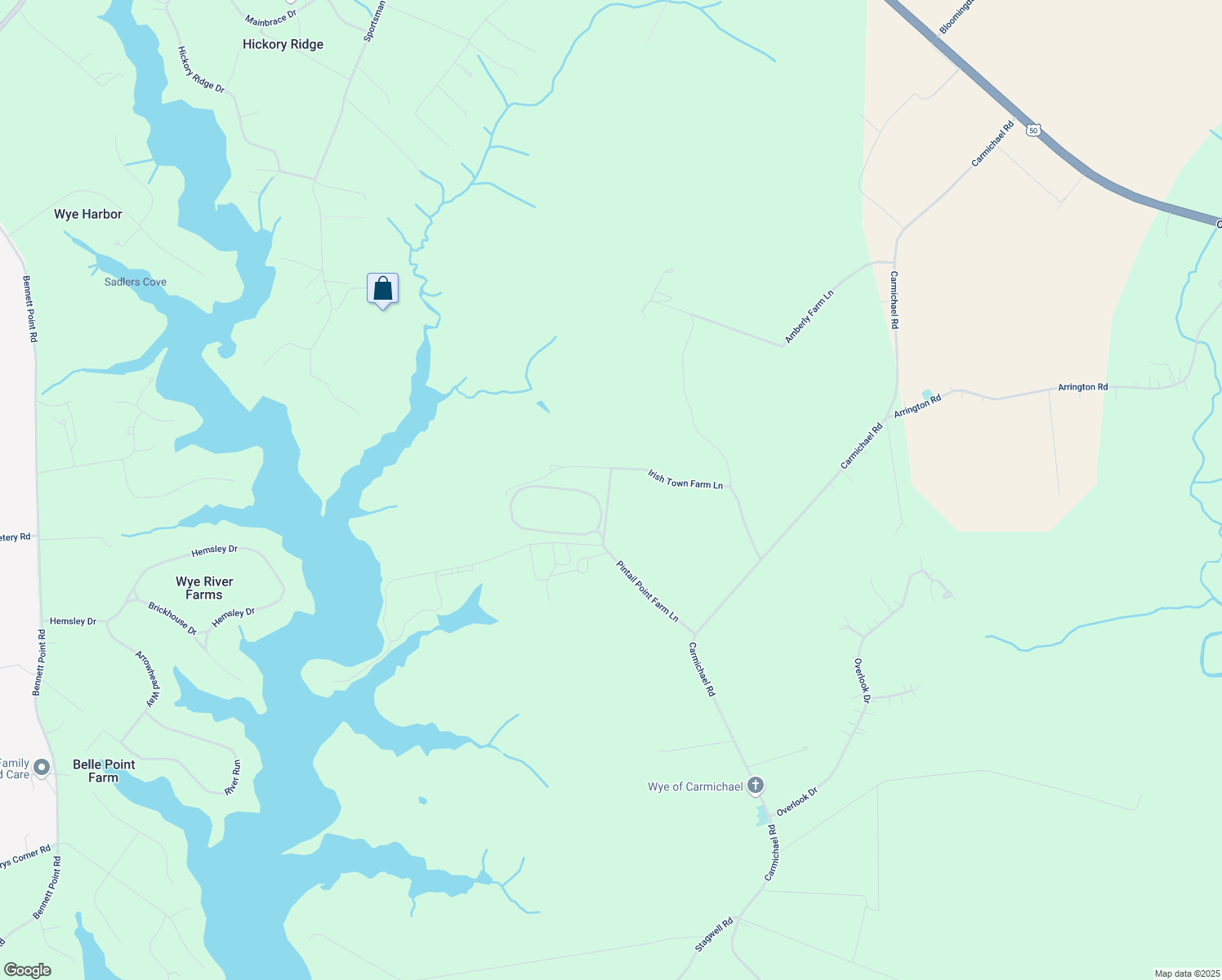 map of restaurants, bars, coffee shops, grocery stores, and more near 334 Irish Town Farm Lane in Queenstown