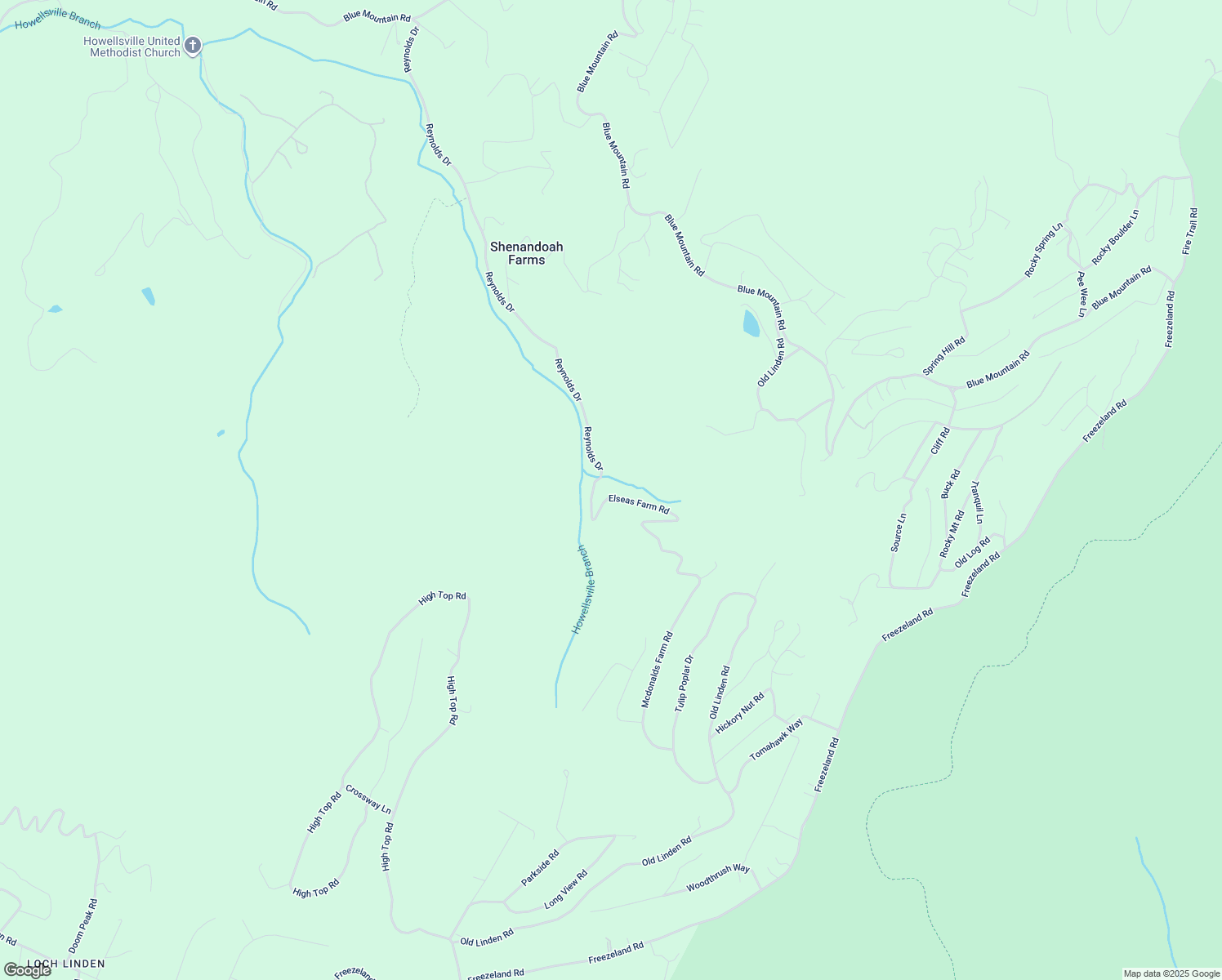 map of restaurants, bars, coffee shops, grocery stores, and more near 81 Elseas Farm Road in Front Royal