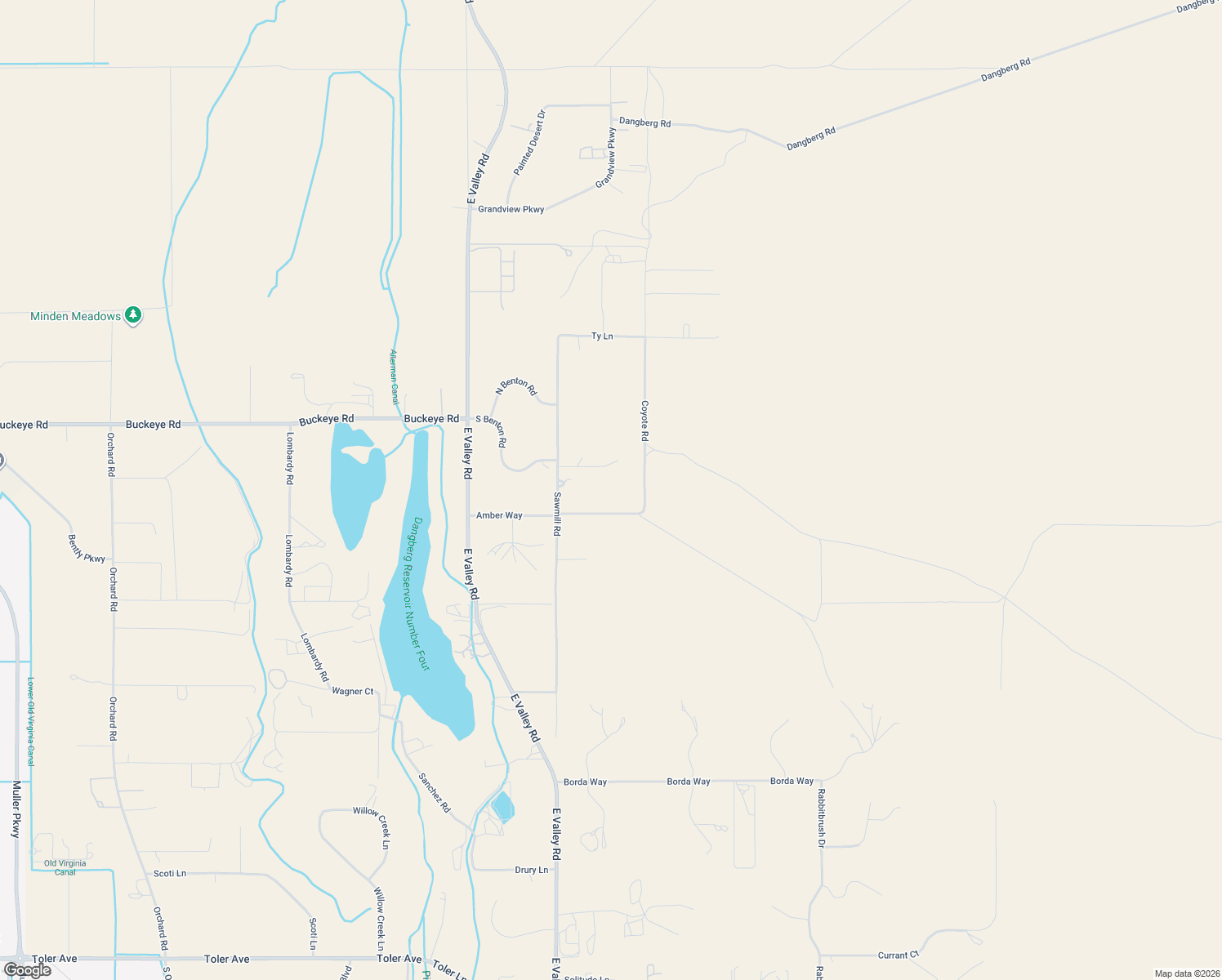 map of restaurants, bars, coffee shops, grocery stores, and more near 1780 Amber Way in Gardnerville