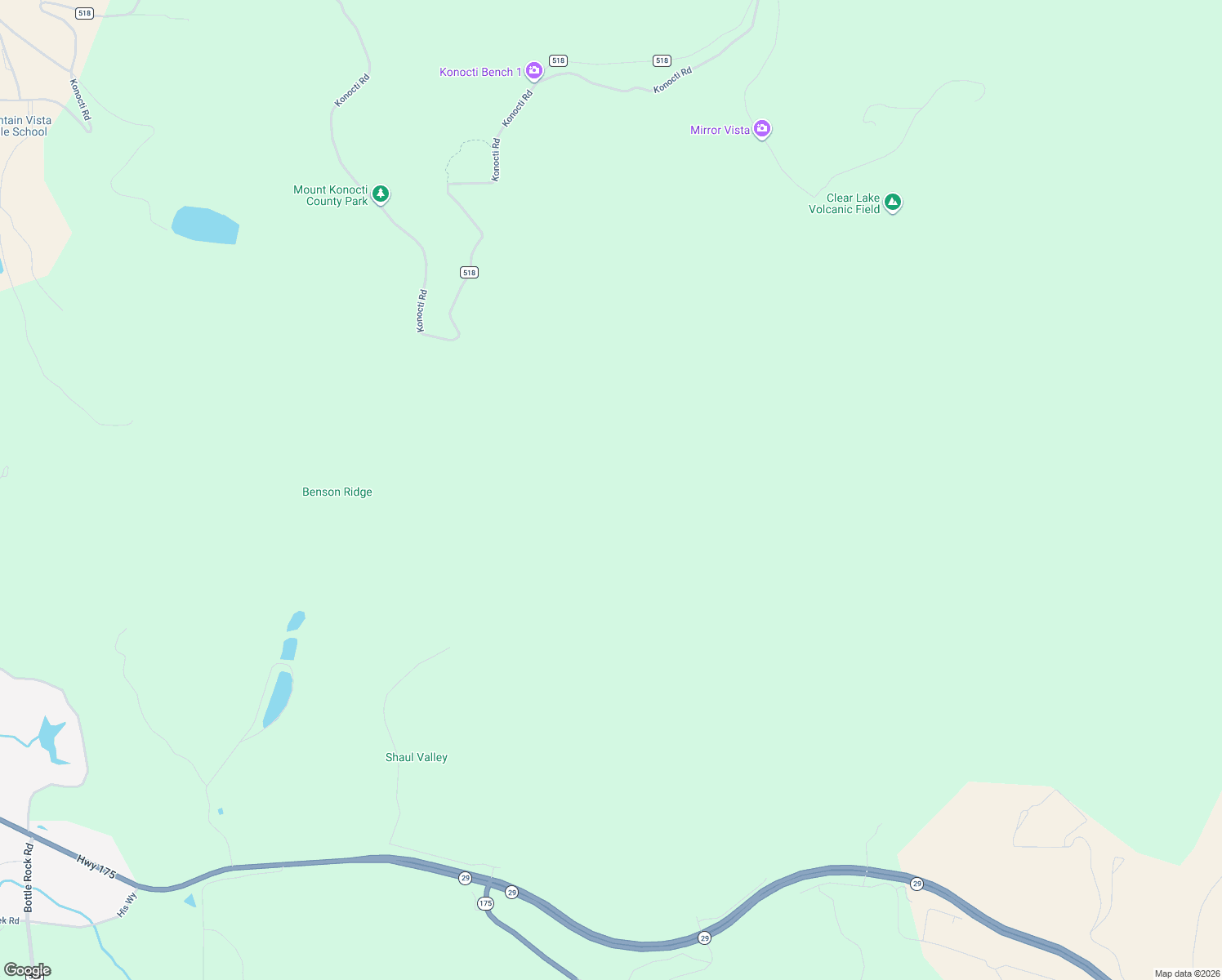 map of restaurants, bars, coffee shops, grocery stores, and more near 7646 California 29 in Kelseyville