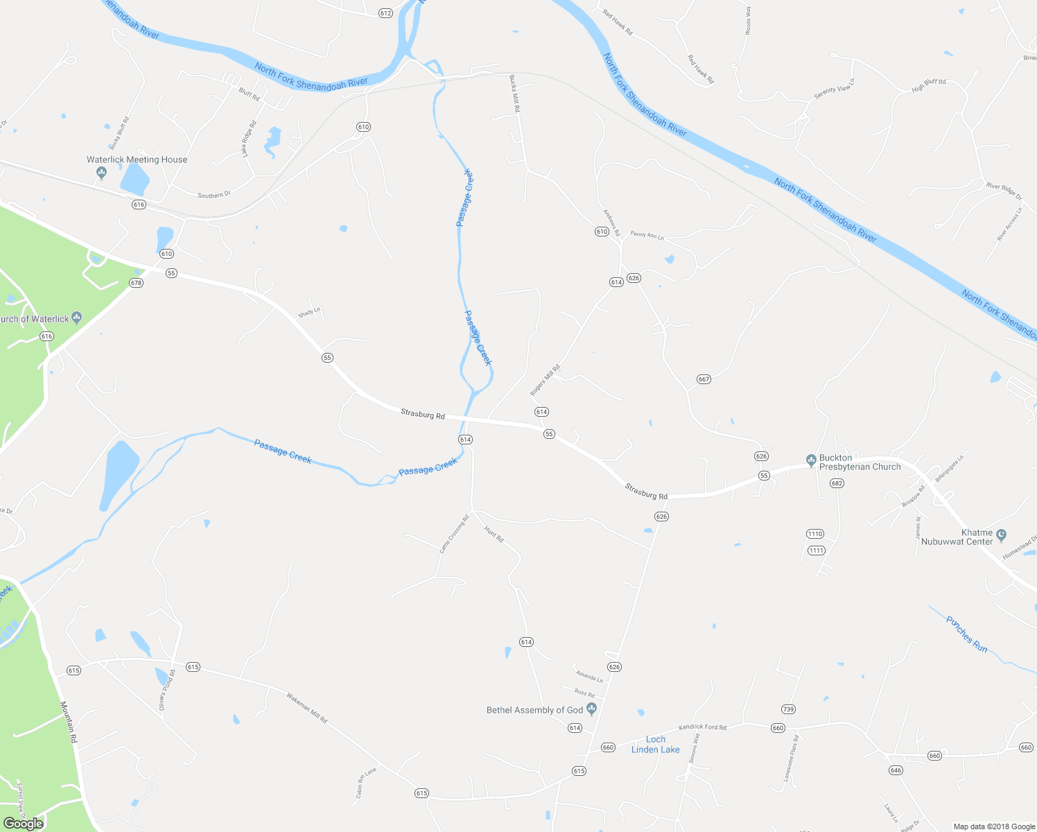 map of restaurants, bars, coffee shops, grocery stores, and more near 3400 Strasburg Road in Strasburg