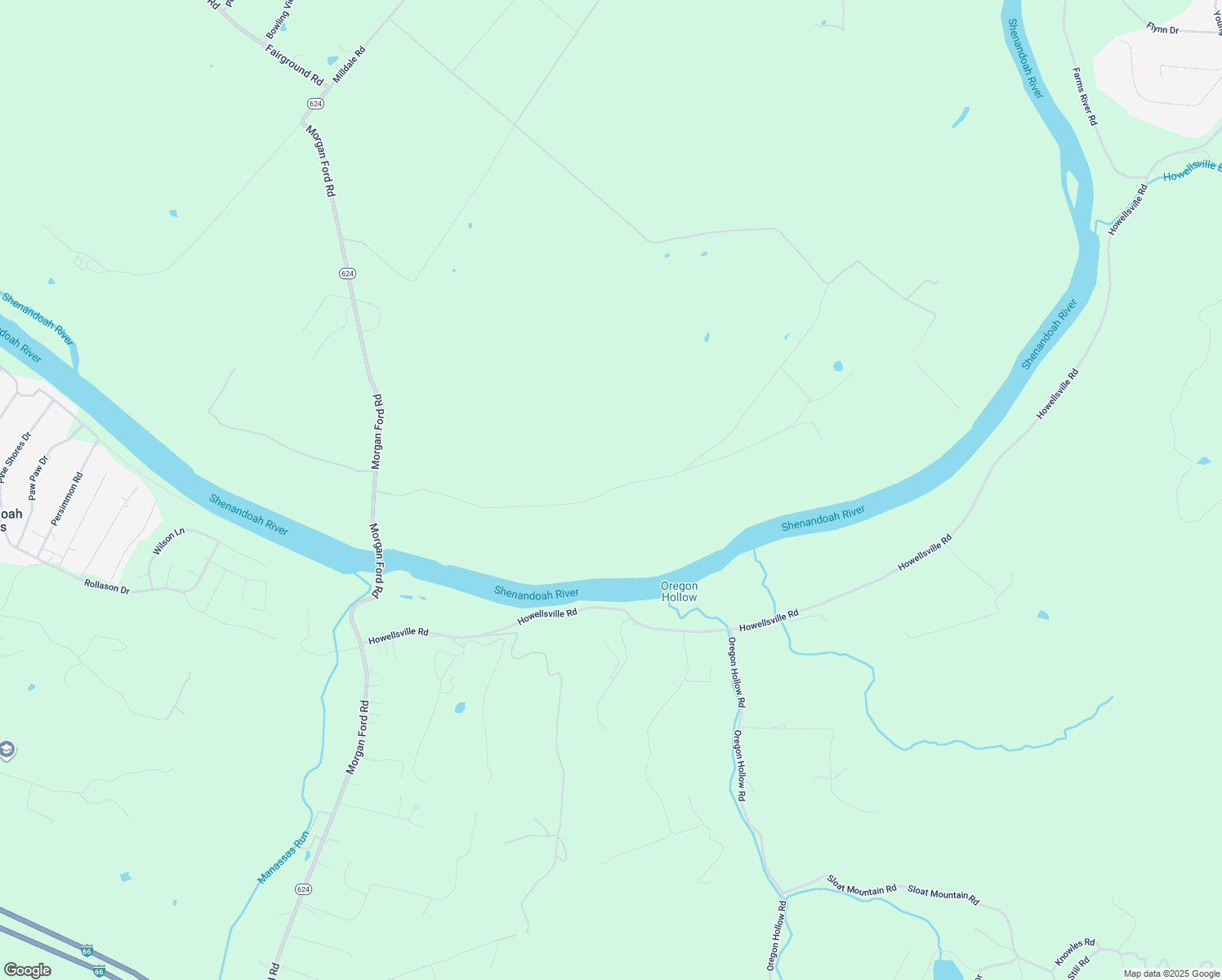map of restaurants, bars, coffee shops, grocery stores, and more near Morgans Ford Farm Road in Warren County