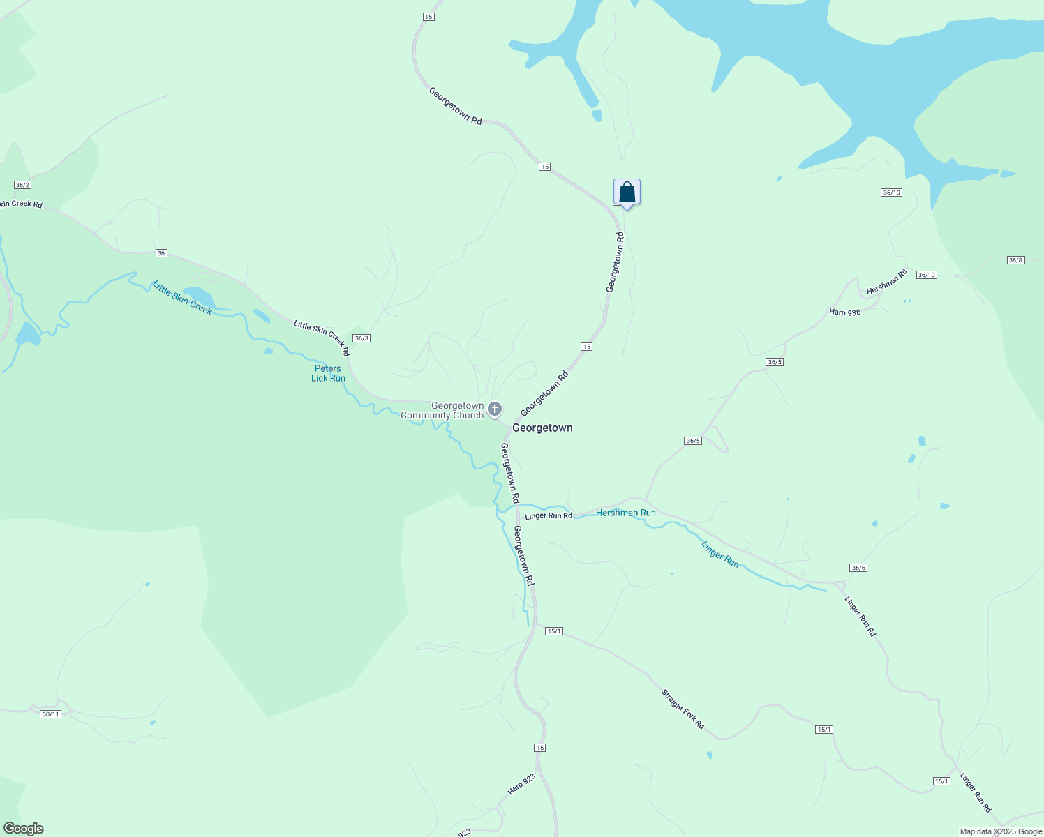 map of restaurants, bars, coffee shops, grocery stores, and more near 3208-3308 Georgetown Rd in Lewis