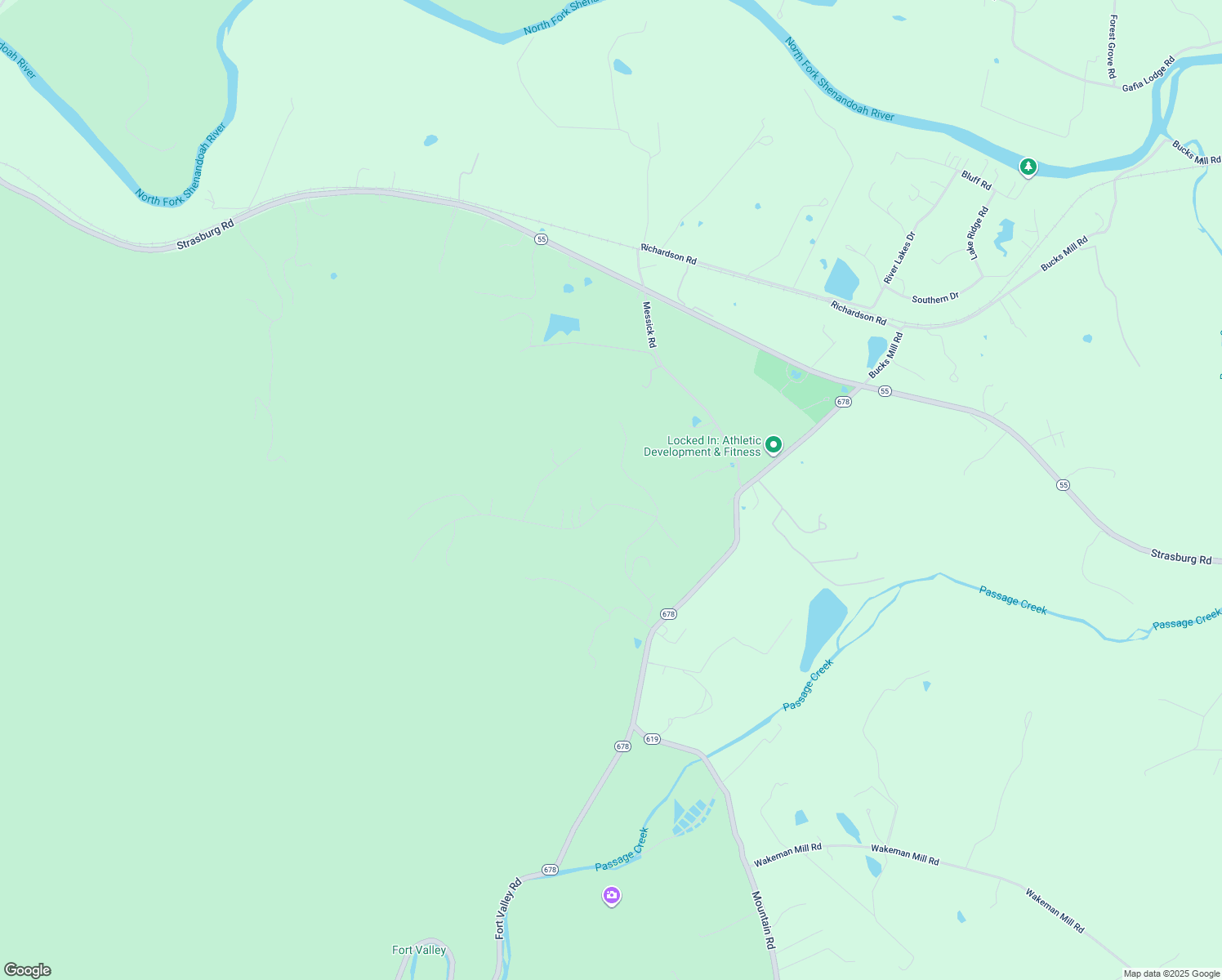 map of restaurants, bars, coffee shops, grocery stores, and more near 524 Lower Valley Road in Strasburg
