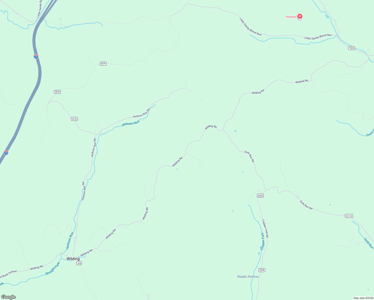map of restaurants, bars, coffee shops, grocery stores, and more near 6164 Wilding Road in Ravenswood