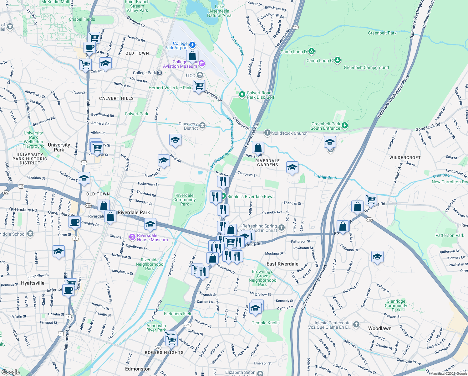 6404 57th Avenue, East Riverdale MD Walk Score