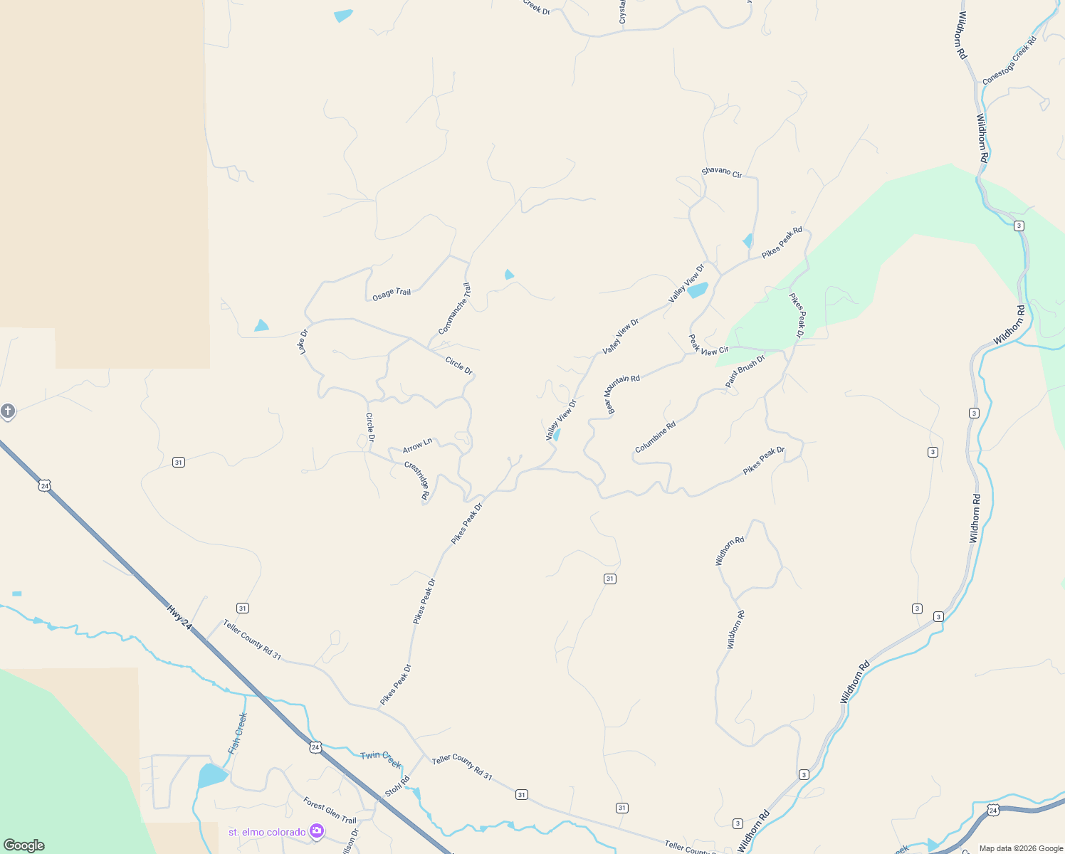 map of restaurants, bars, coffee shops, grocery stores, and more near 211 Valley View Drive in Florissant