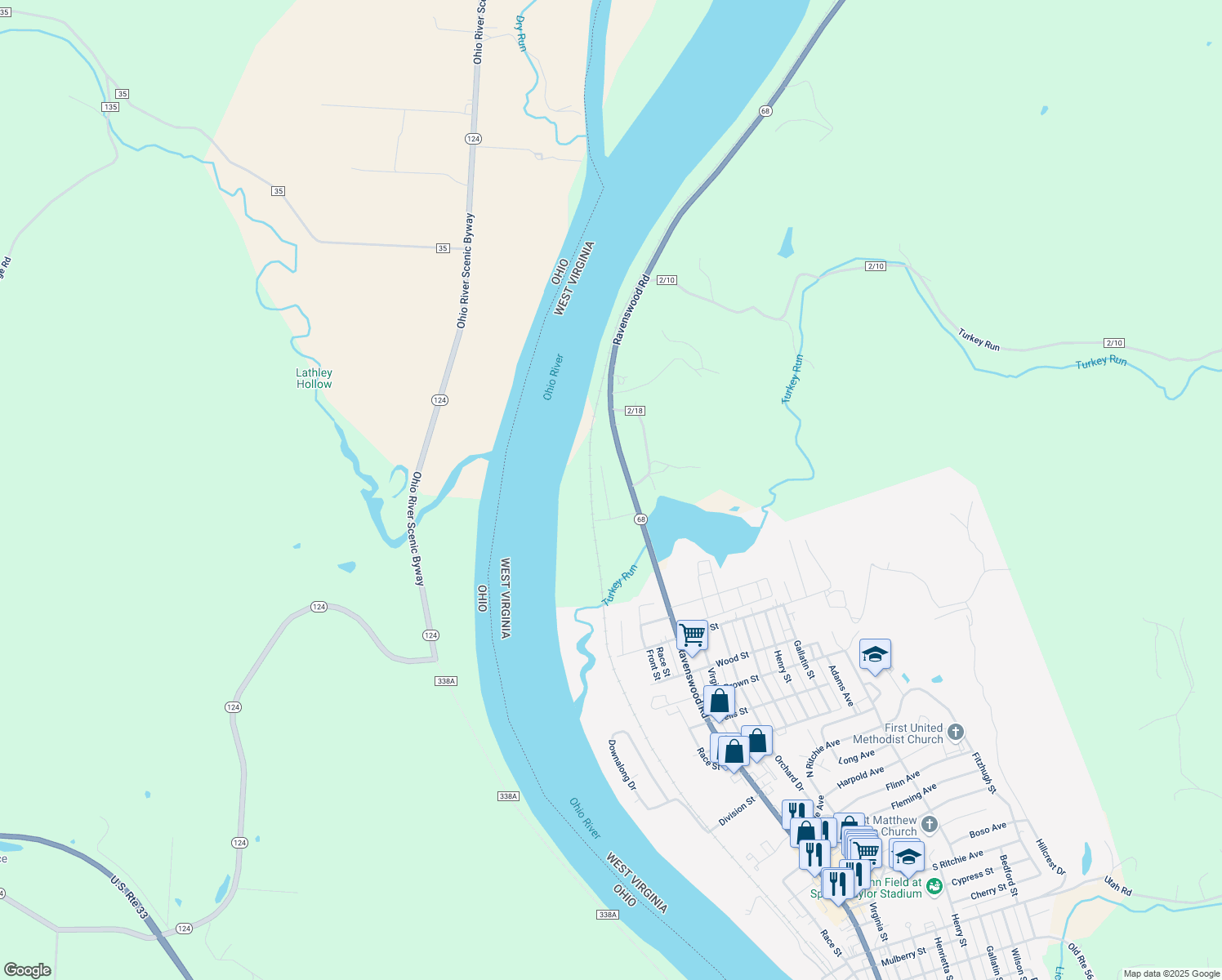map of restaurants, bars, coffee shops, grocery stores, and more near 92 Williamson St in Ravenswood