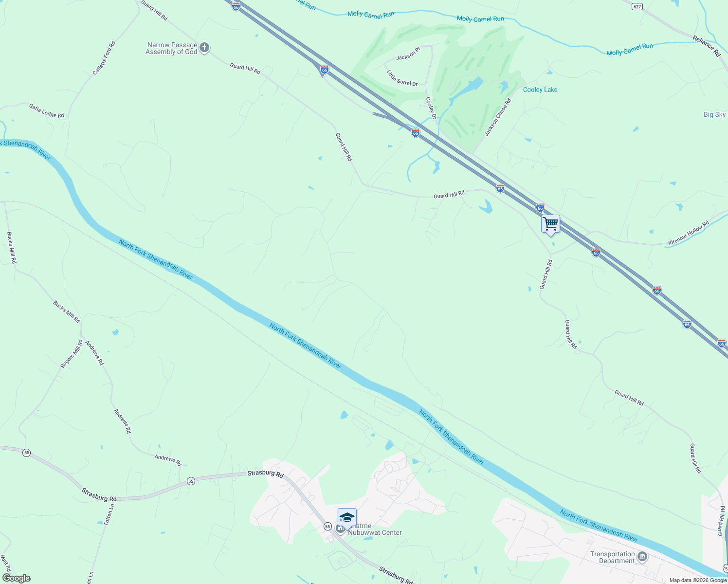 map of restaurants, bars, coffee shops, grocery stores, and more near 940 River Ridge Drive in Middletown