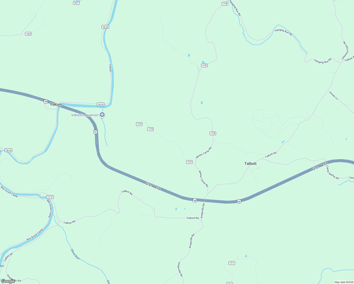 map of restaurants, bars, coffee shops, grocery stores, and more near in Talbott