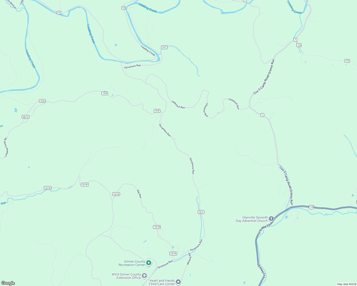 map of restaurants, bars, coffee shops, grocery stores, and more near Sycamore Run in Coxs Mills
