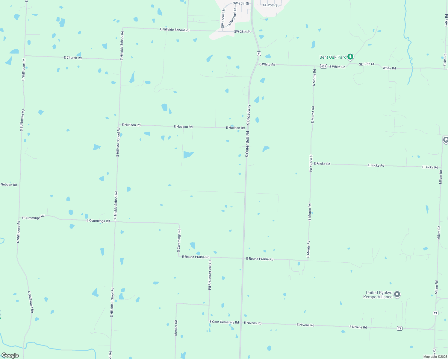 map of restaurants, bars, coffee shops, grocery stores, and more near 38502 E Parrent Rd in Oak Grove