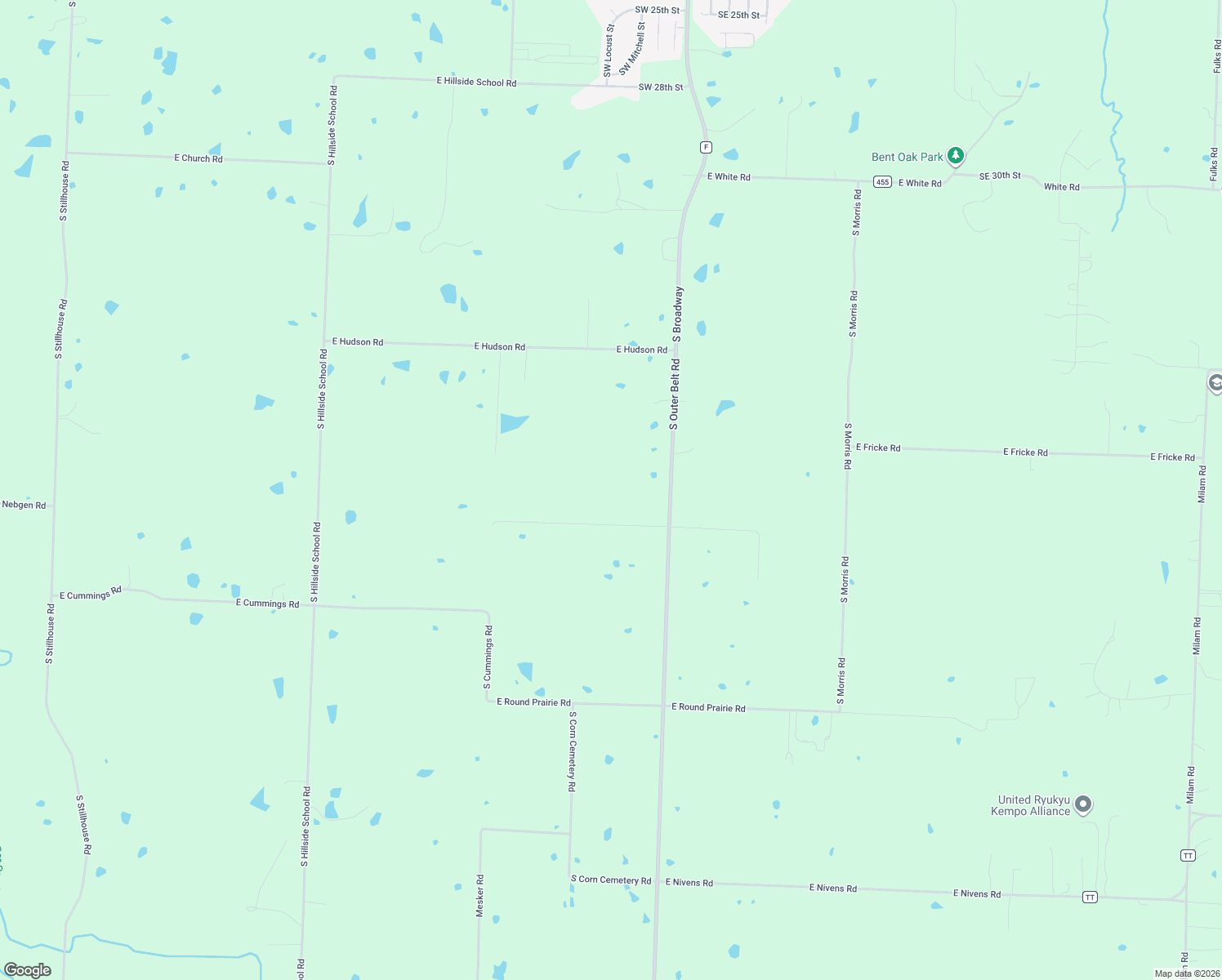 map of restaurants, bars, coffee shops, grocery stores, and more near 38502 East Parrent Road in Oak Grove