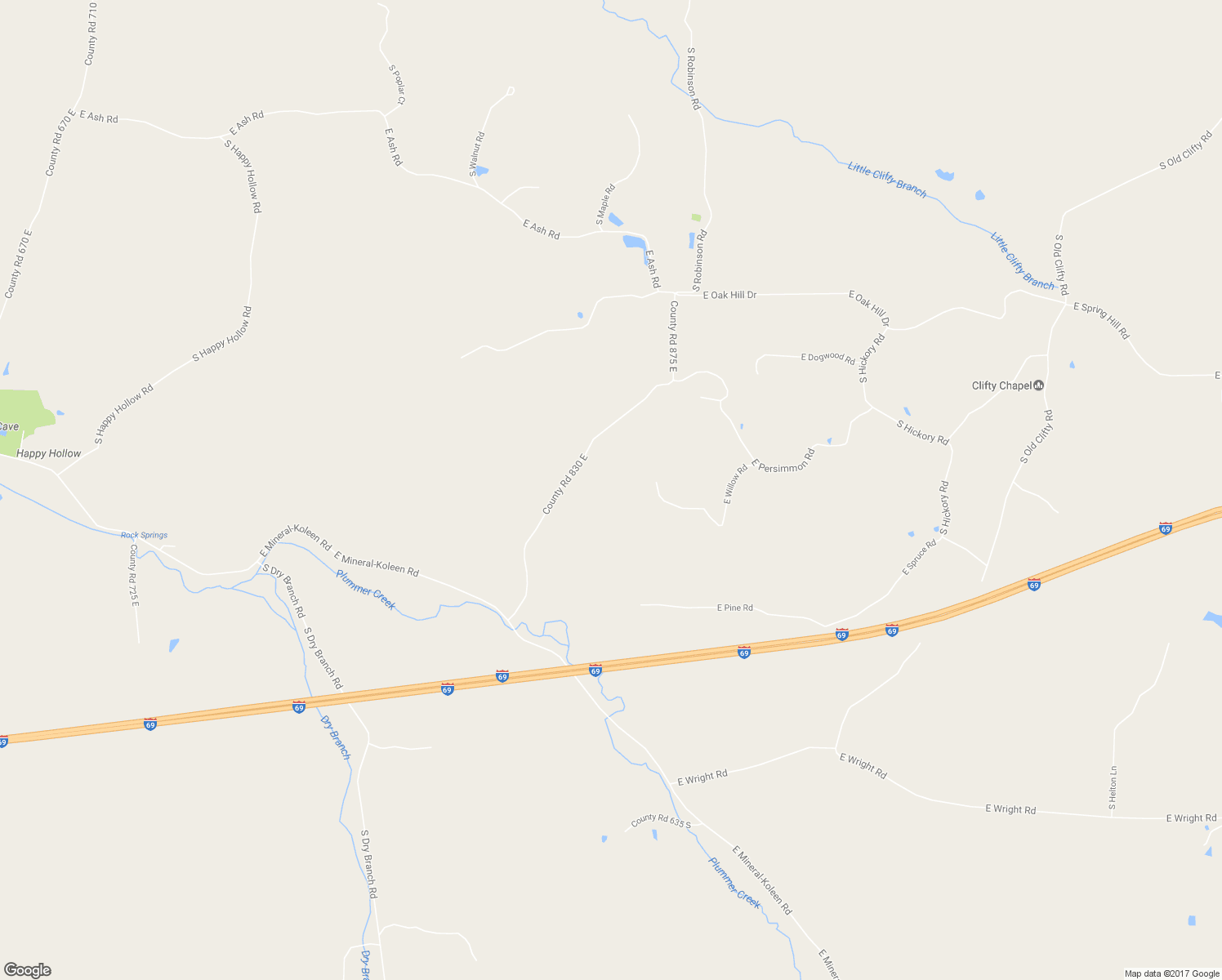 map of restaurants, bars, coffee shops, grocery stores, and more near 8693 East Willow Road in Bloomfield