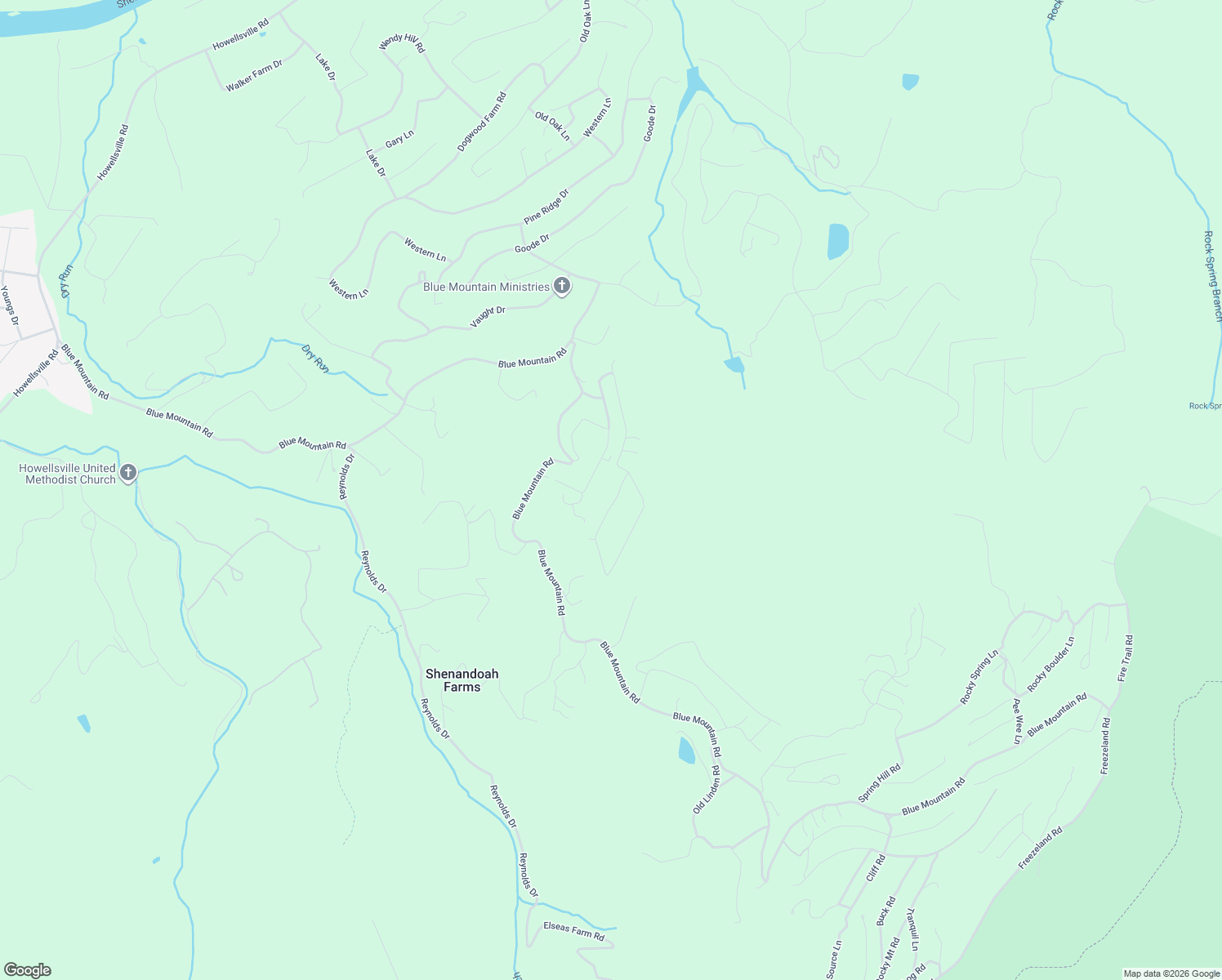 map of restaurants, bars, coffee shops, grocery stores, and more near 579 Joans Quadrangle Road in Front Royal