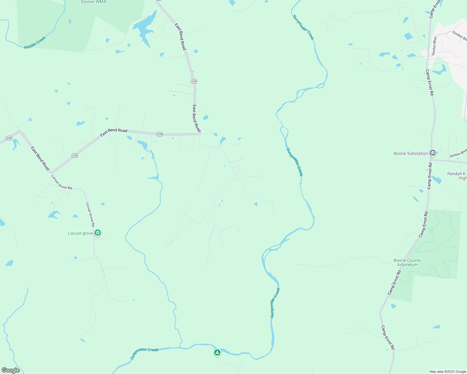 map of restaurants, bars, coffee shops, grocery stores, and more near 8145 Howe Rd in Burlington