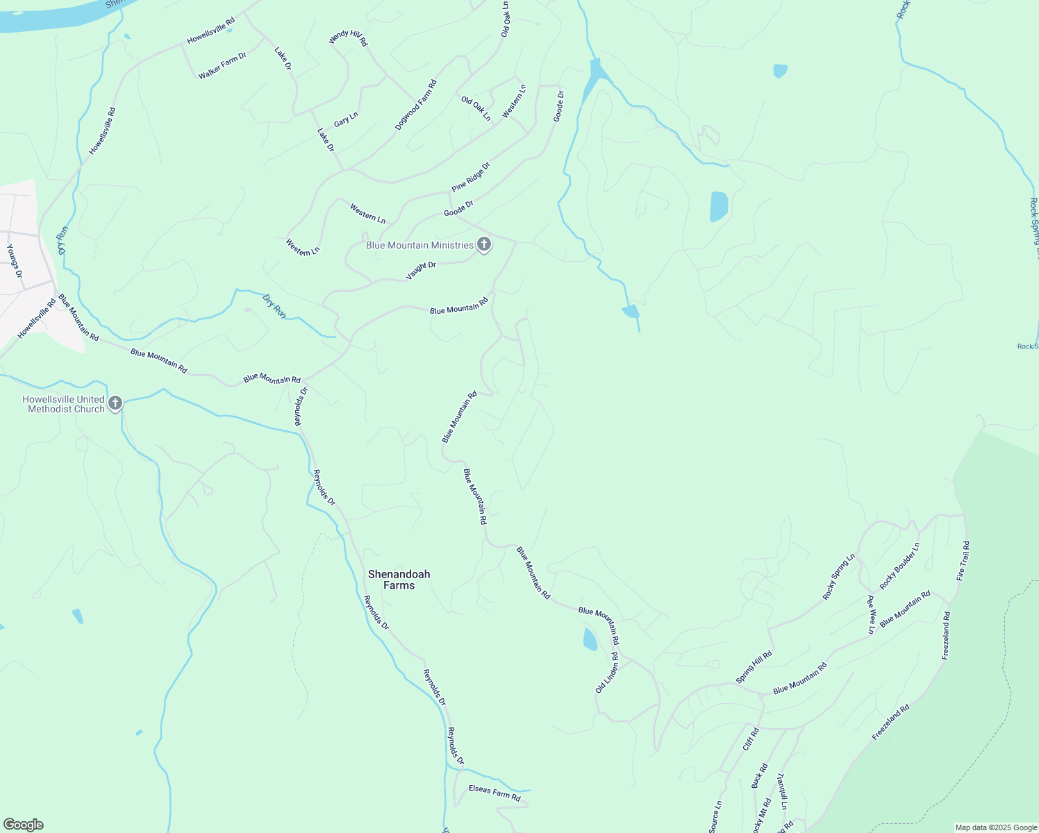map of restaurants, bars, coffee shops, grocery stores, and more near 579 Joans Quadrangle Road in Front Royal
