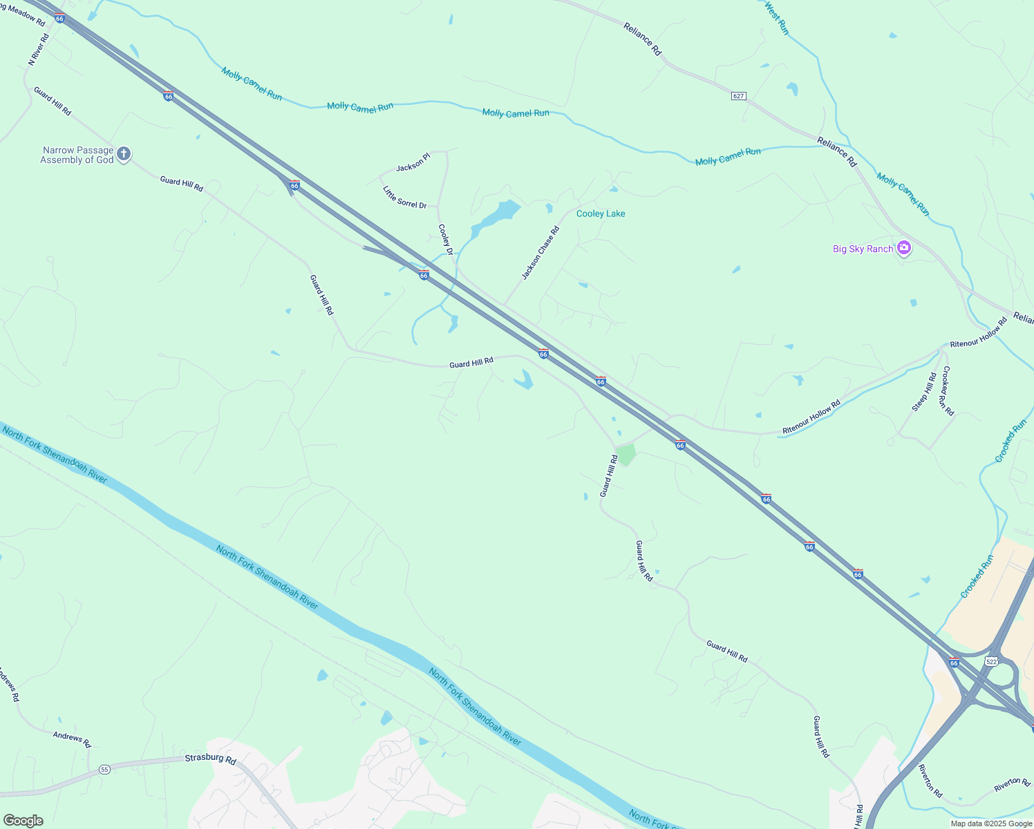 map of restaurants, bars, coffee shops, grocery stores, and more near 2086 Guard Hill Road in Middletown