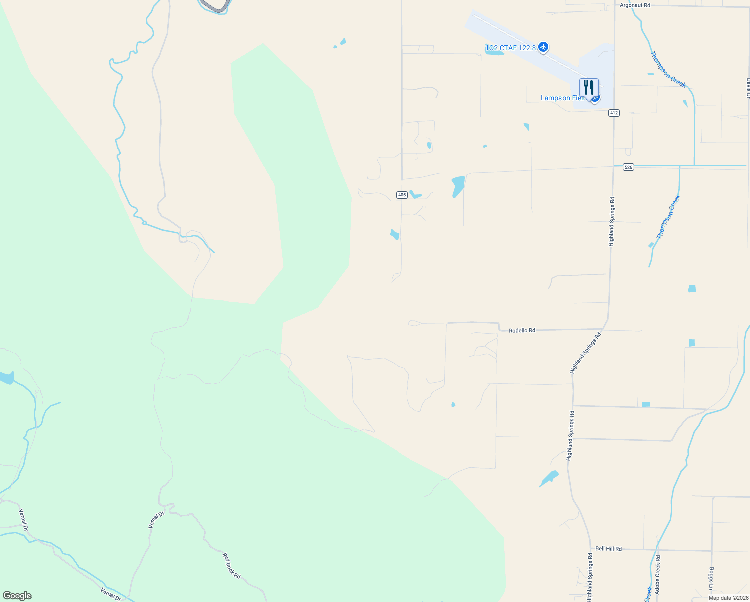 map of restaurants, bars, coffee shops, grocery stores, and more near 5605 George Road in Lakeport