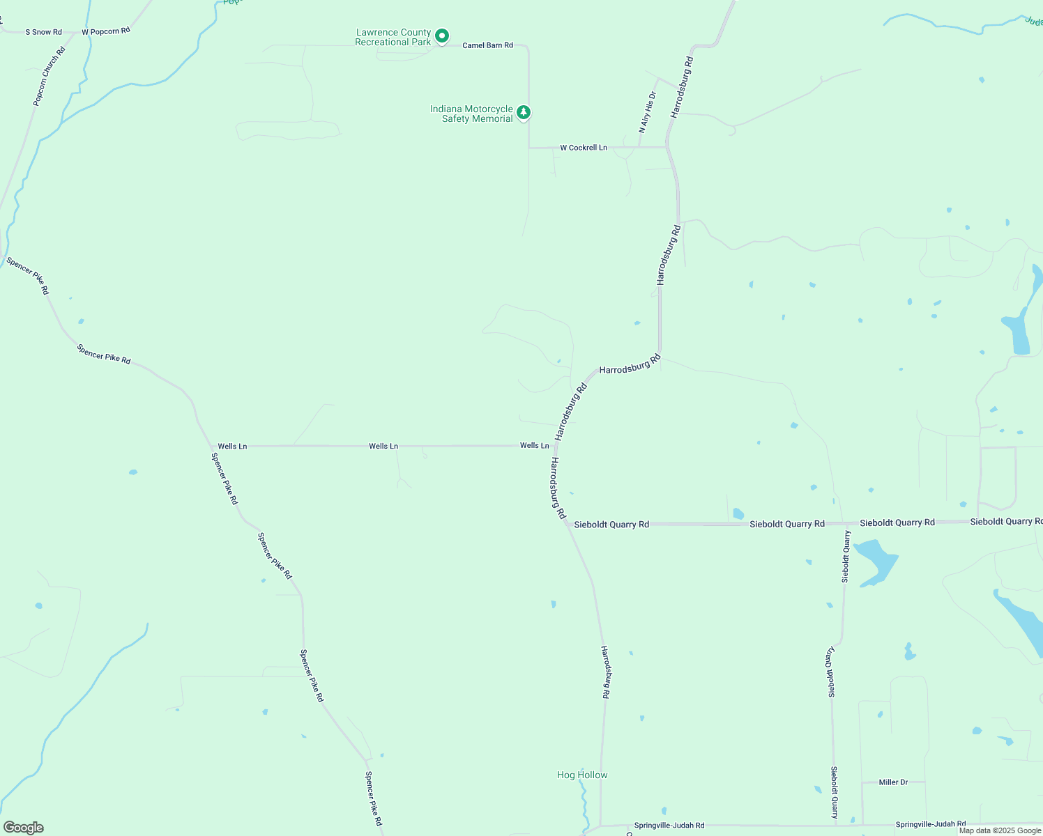 map of restaurants, bars, coffee shops, grocery stores, and more near 1375 Harrodsburg Road in Springville