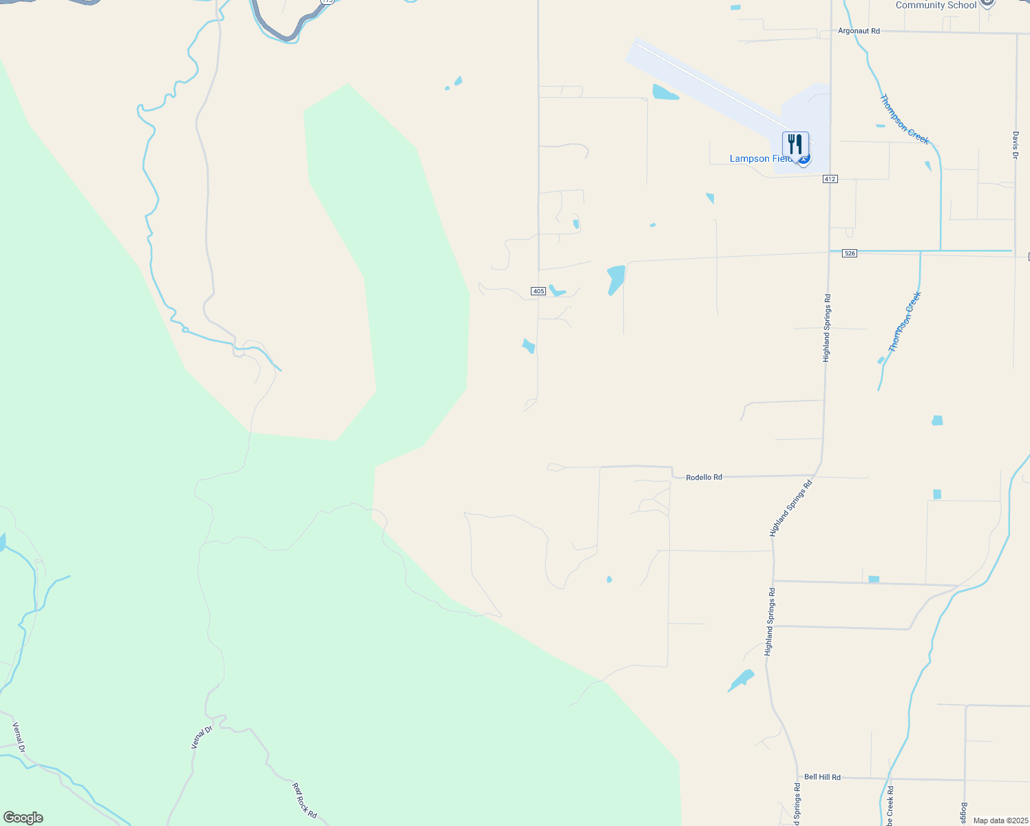 map of restaurants, bars, coffee shops, grocery stores, and more near 5605 George Road in Lakeport
