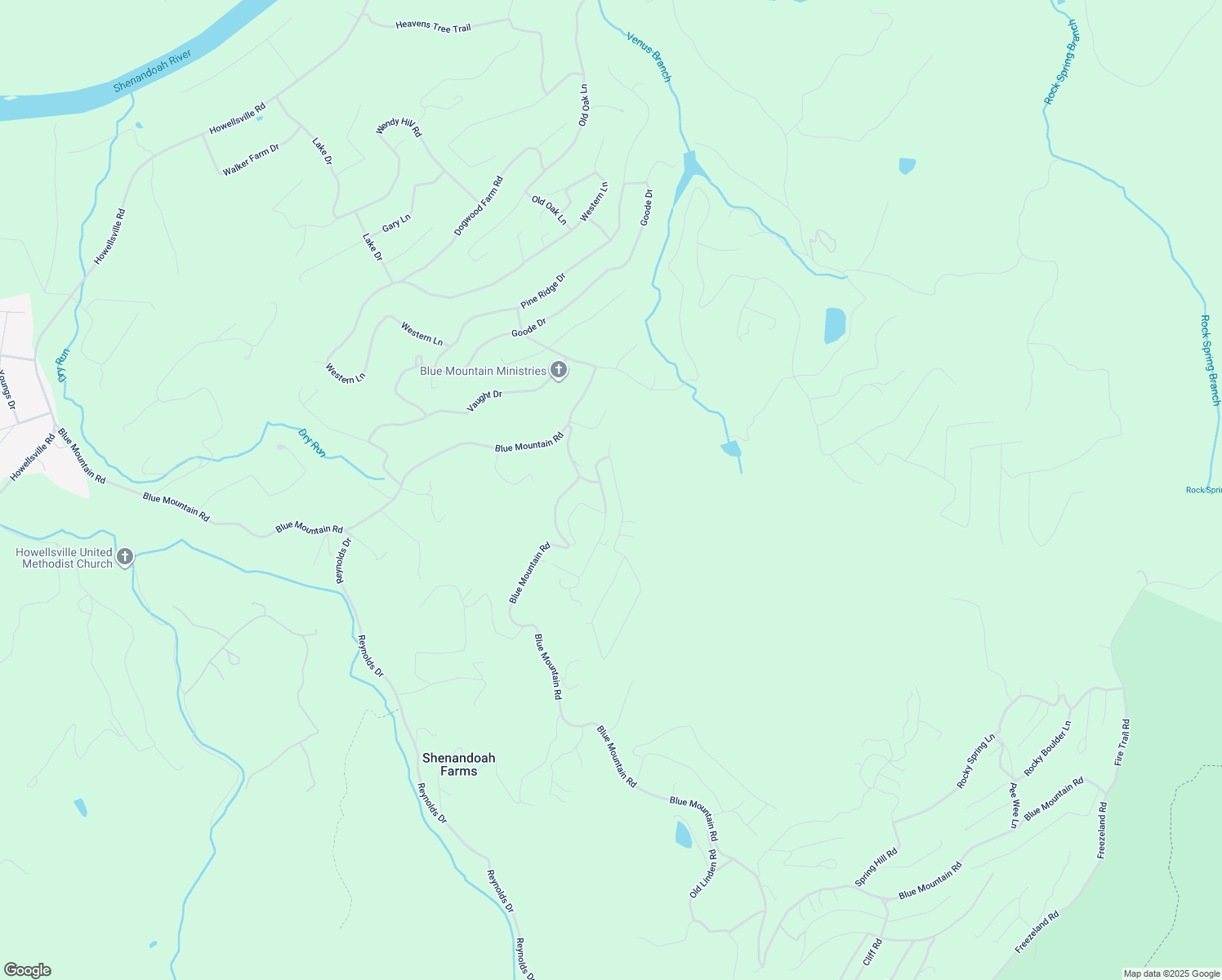 map of restaurants, bars, coffee shops, grocery stores, and more near 71 Elinore Lane in Front Royal
