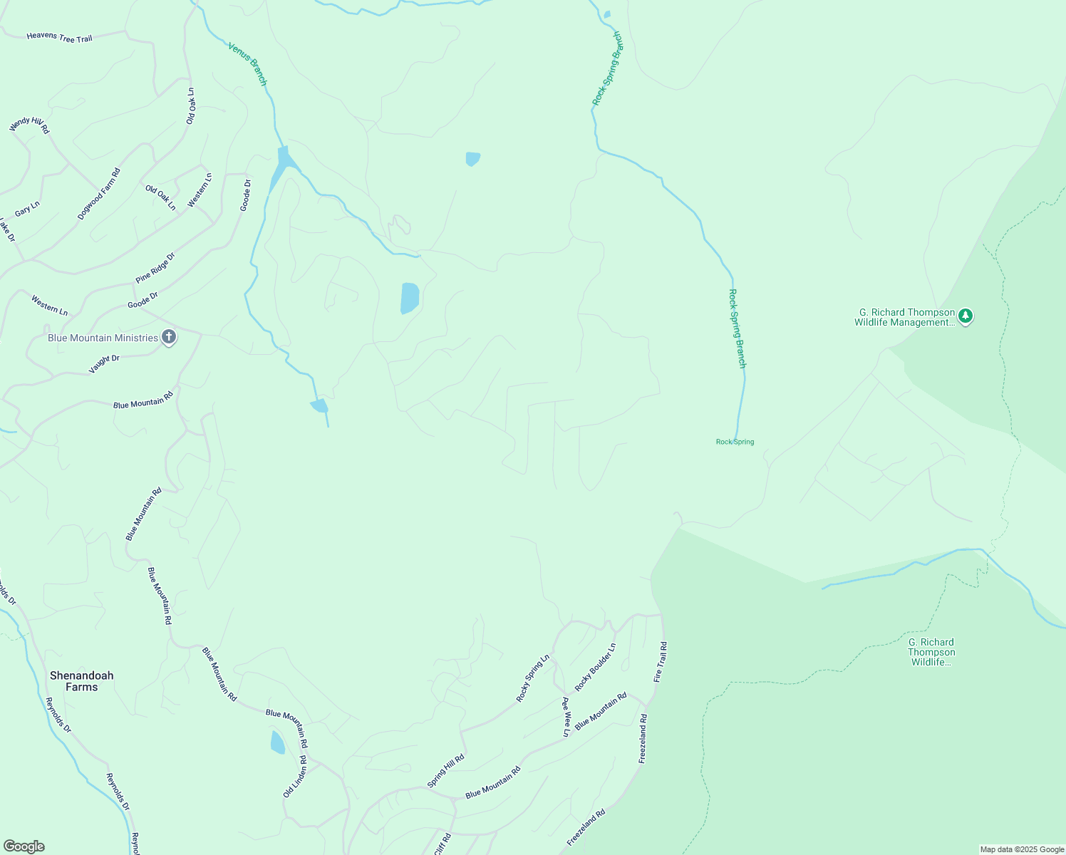 map of restaurants, bars, coffee shops, grocery stores, and more near 668 Reid Drive in Front Royal