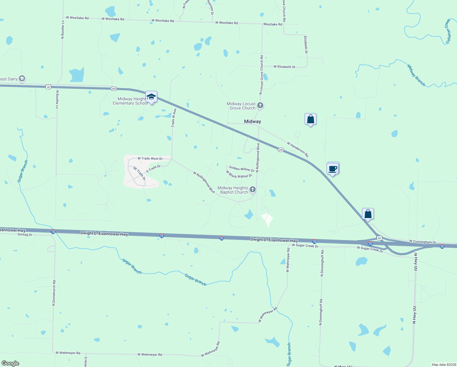 map of restaurants, bars, coffee shops, grocery stores, and more near 1860 Mountain Ash Court in Columbia