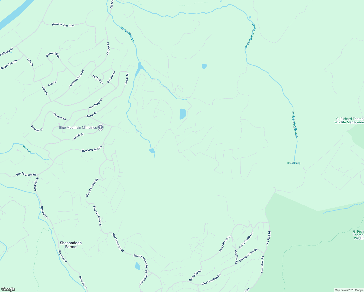map of restaurants, bars, coffee shops, grocery stores, and more near 1959 Drummer Hill Road in Front Royal