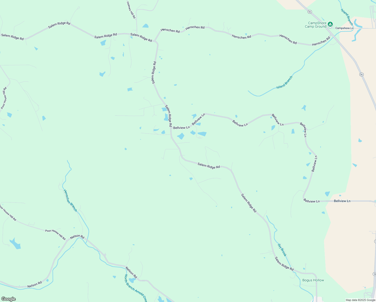 map of restaurants, bars, coffee shops, grocery stores, and more near 3254 Salem Ridge Road in Rising Sun
