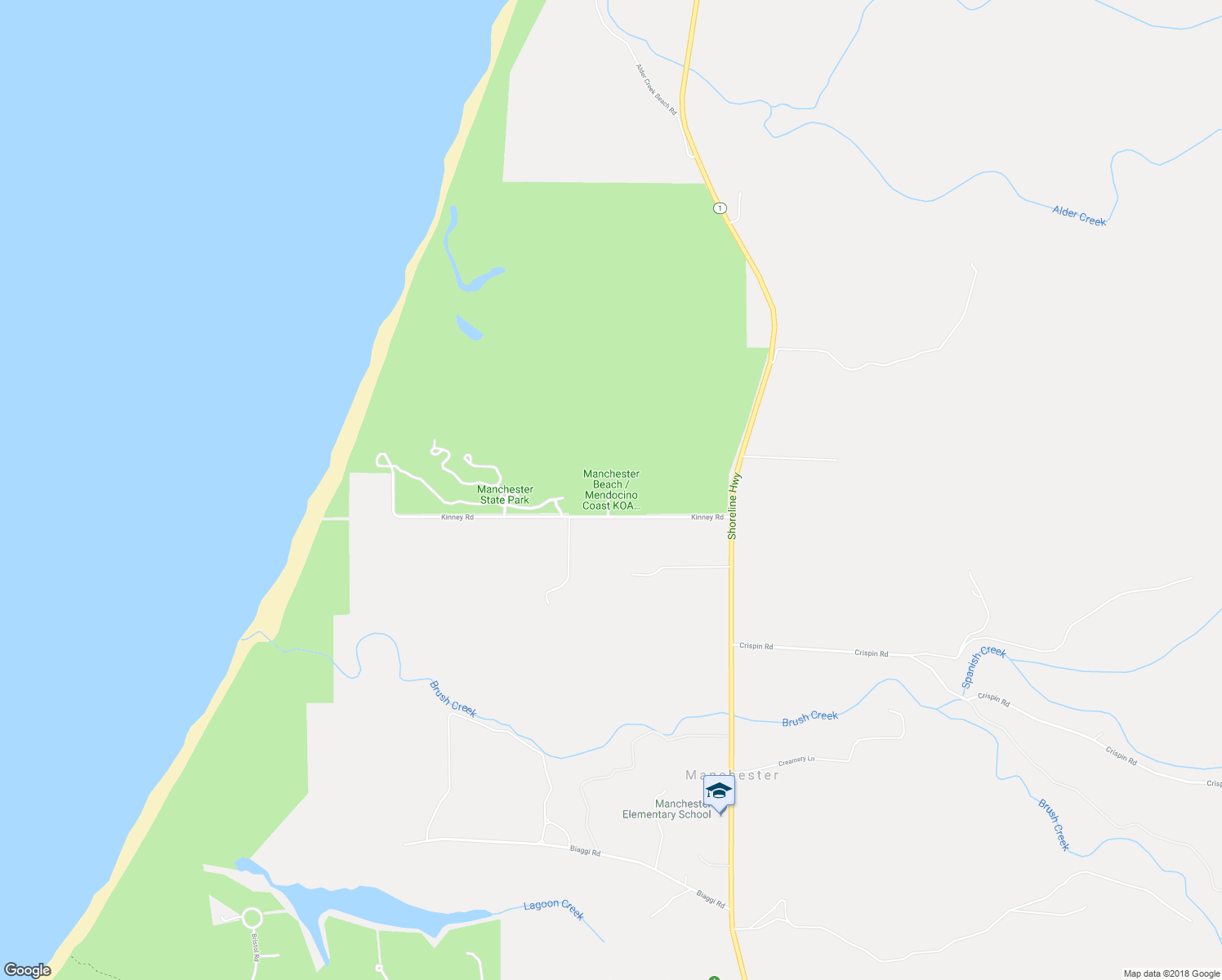 map of restaurants, bars, coffee shops, grocery stores, and more near 44300 Kinney Road in Manchester