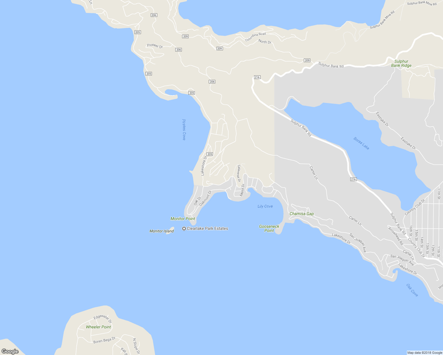 map of restaurants, bars, coffee shops, grocery stores, and more near 3189 Oak Crest Drive in Lake County