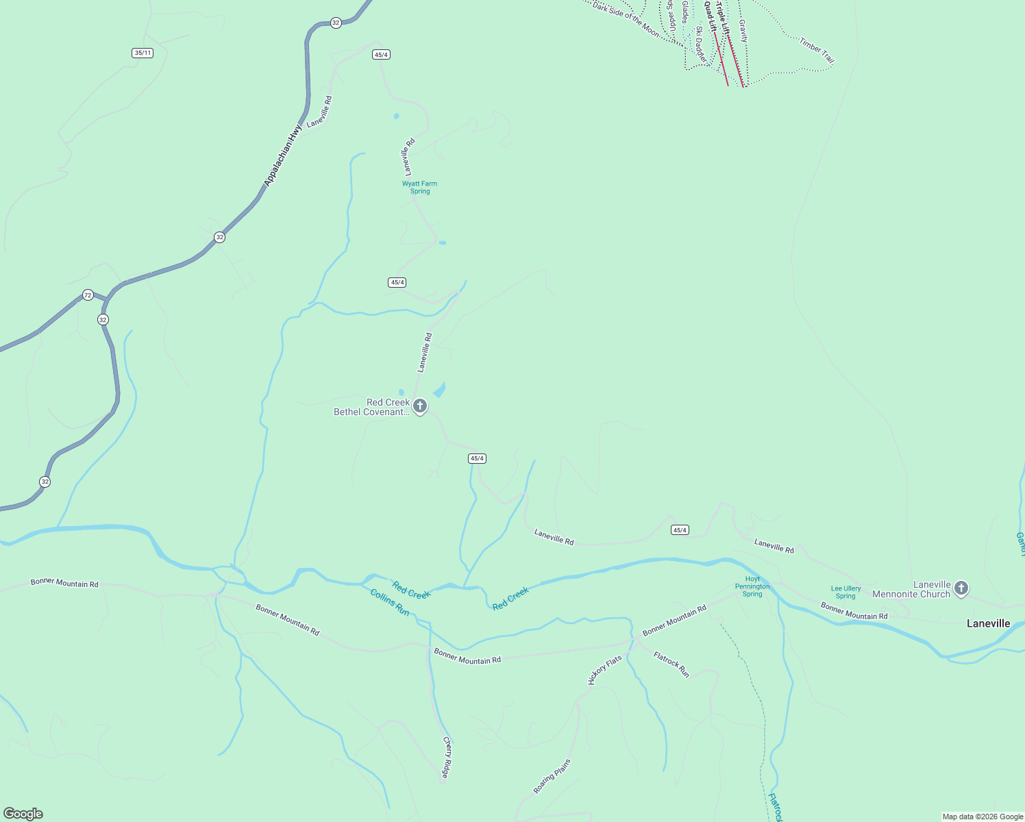 map of restaurants, bars, coffee shops, grocery stores, and more near in Laneville