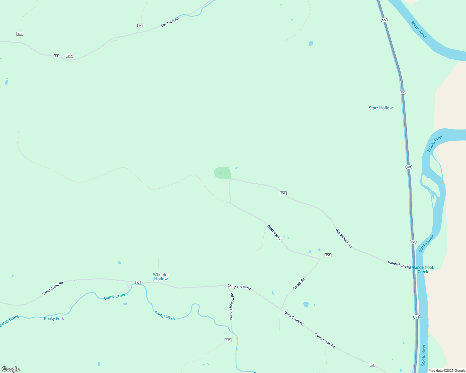 map of restaurants, bars, coffee shops, grocery stores, and more near 312 Ganderhook Road in Lucasville