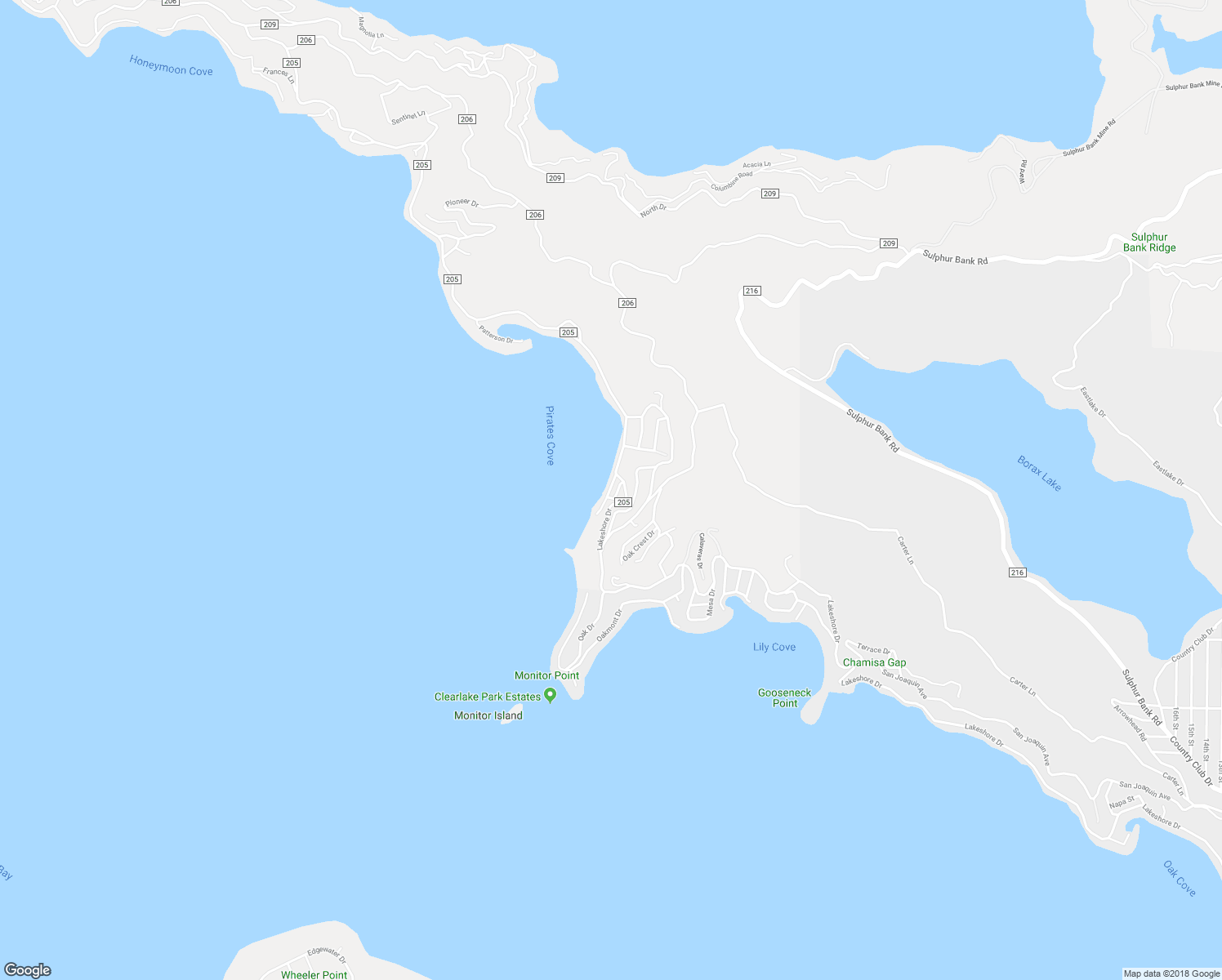 map of restaurants, bars, coffee shops, grocery stores, and more near 2894 Silverado Lane in Clearlake