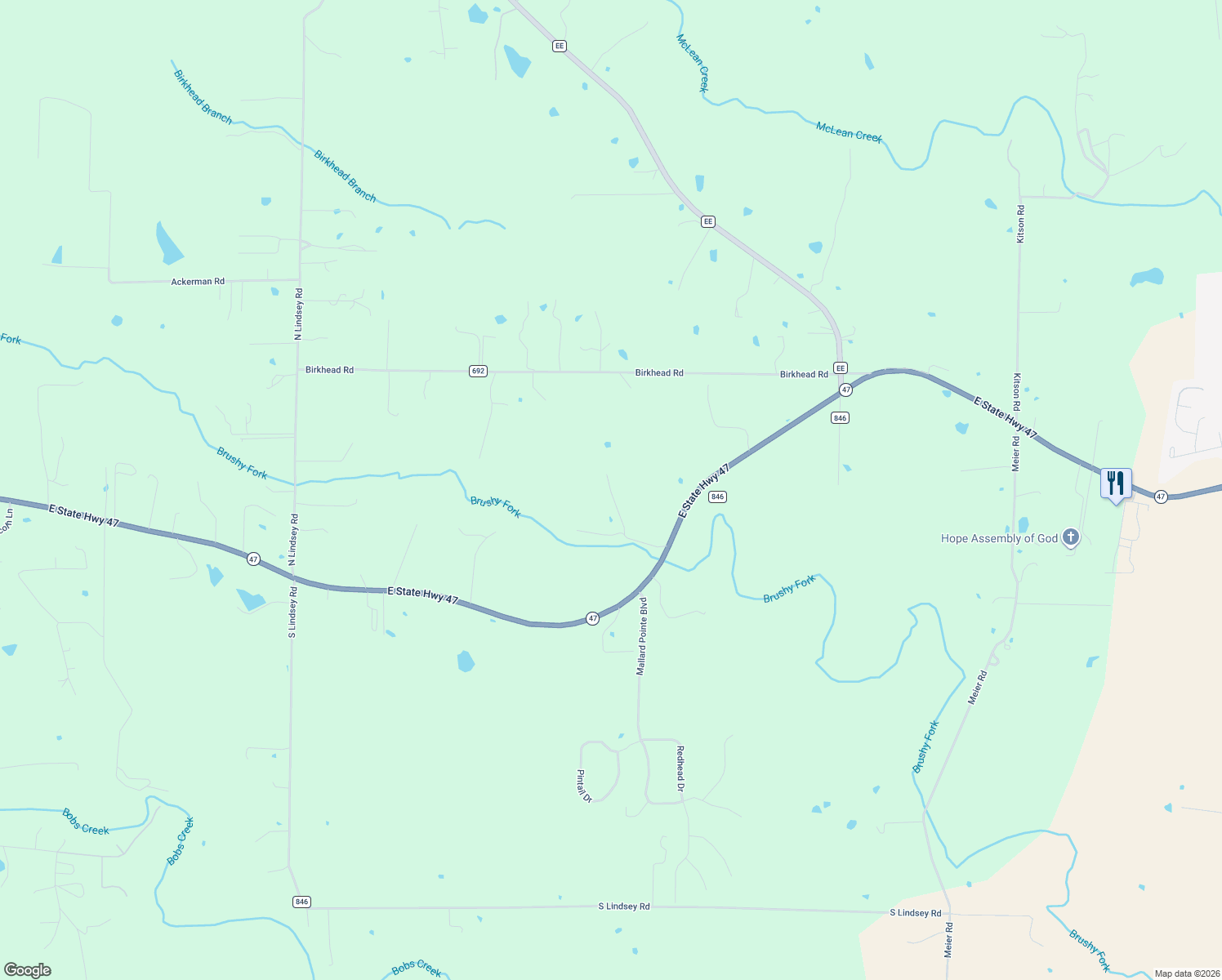 map of restaurants, bars, coffee shops, grocery stores, and more near 25 Rolfes Lane in Winfield