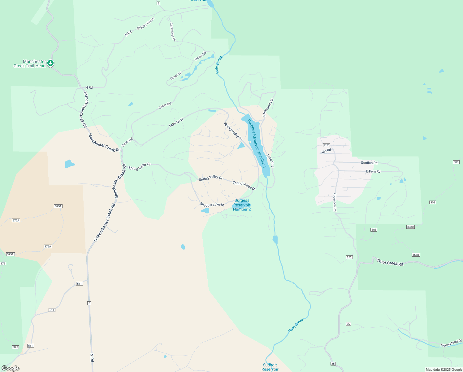map of restaurants, bars, coffee shops, grocery stores, and more near 892 Spring Valley Drive in Divide