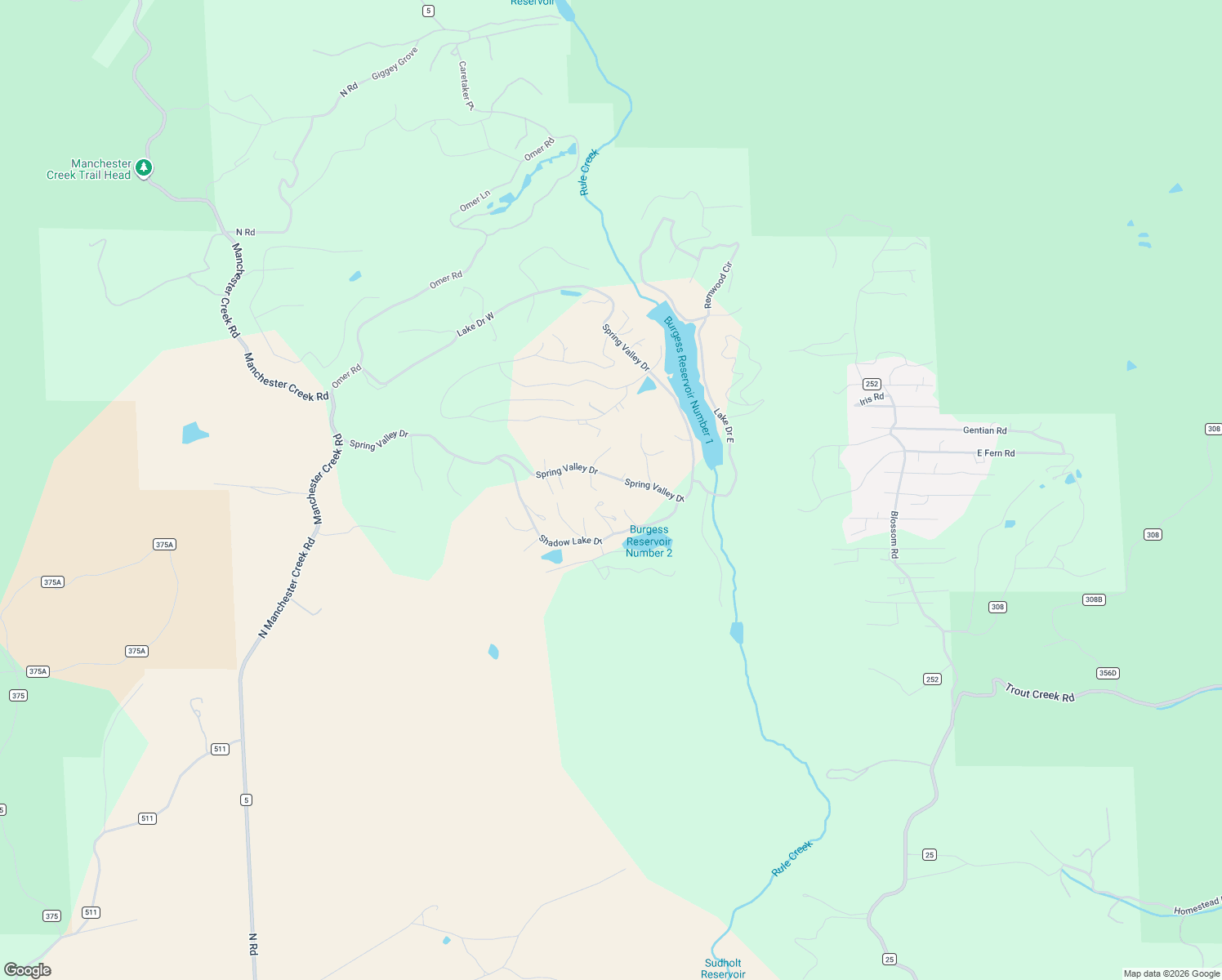 map of restaurants, bars, coffee shops, grocery stores, and more near 892 Spring Valley Drive in Divide