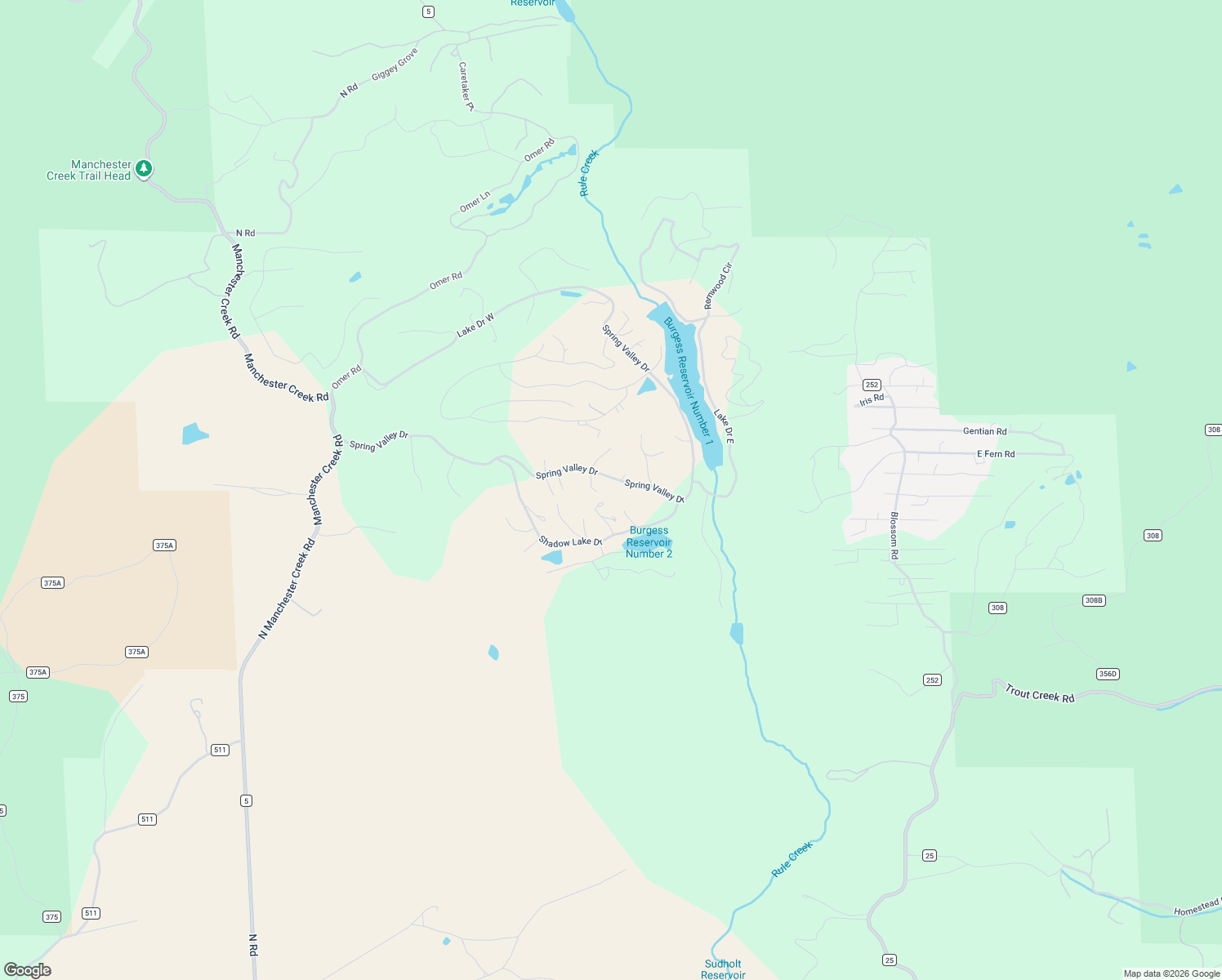 map of restaurants, bars, coffee shops, grocery stores, and more near 892 Spring Valley Drive in Divide
