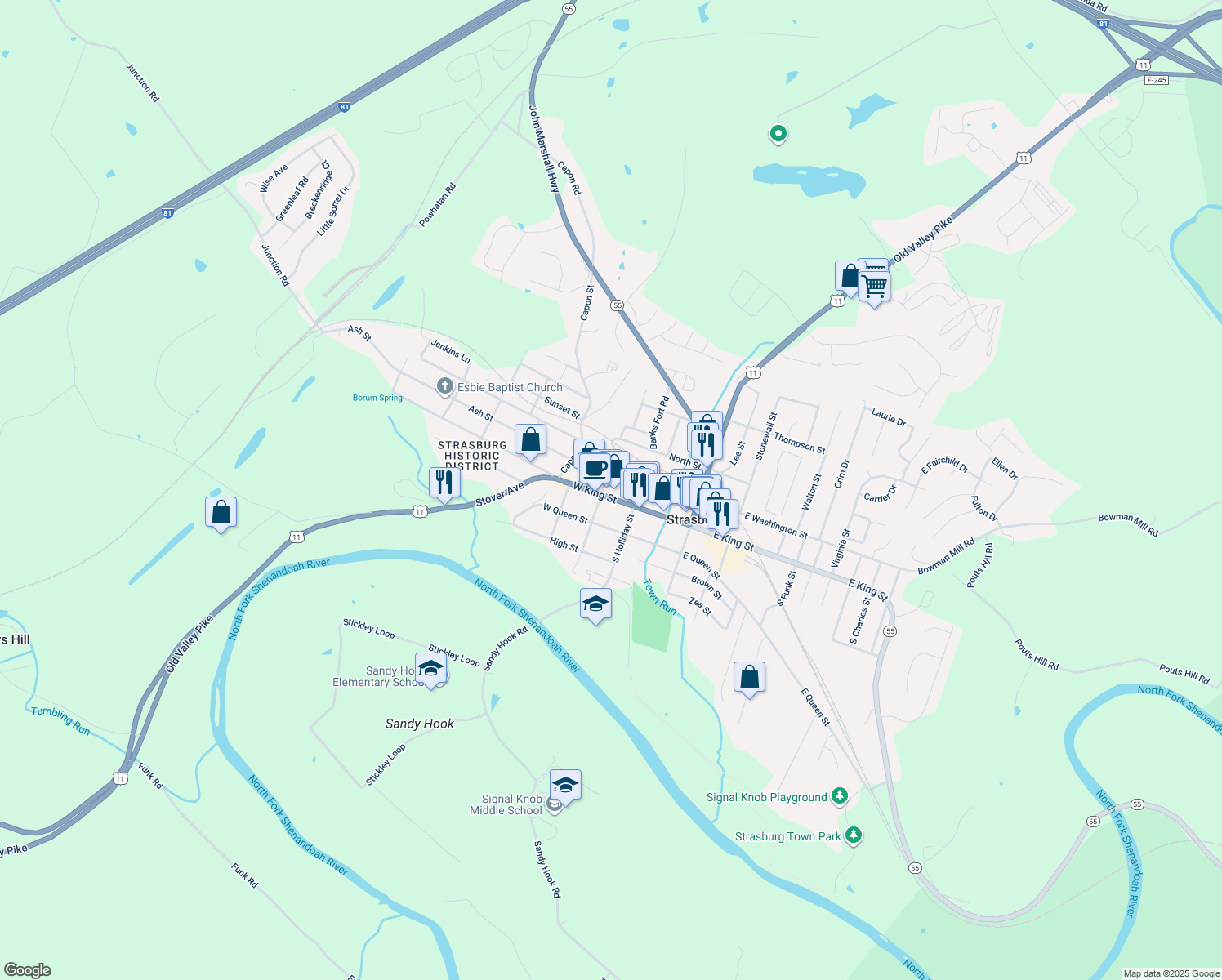 178 West King Street, Strasburg VA Walk Score
