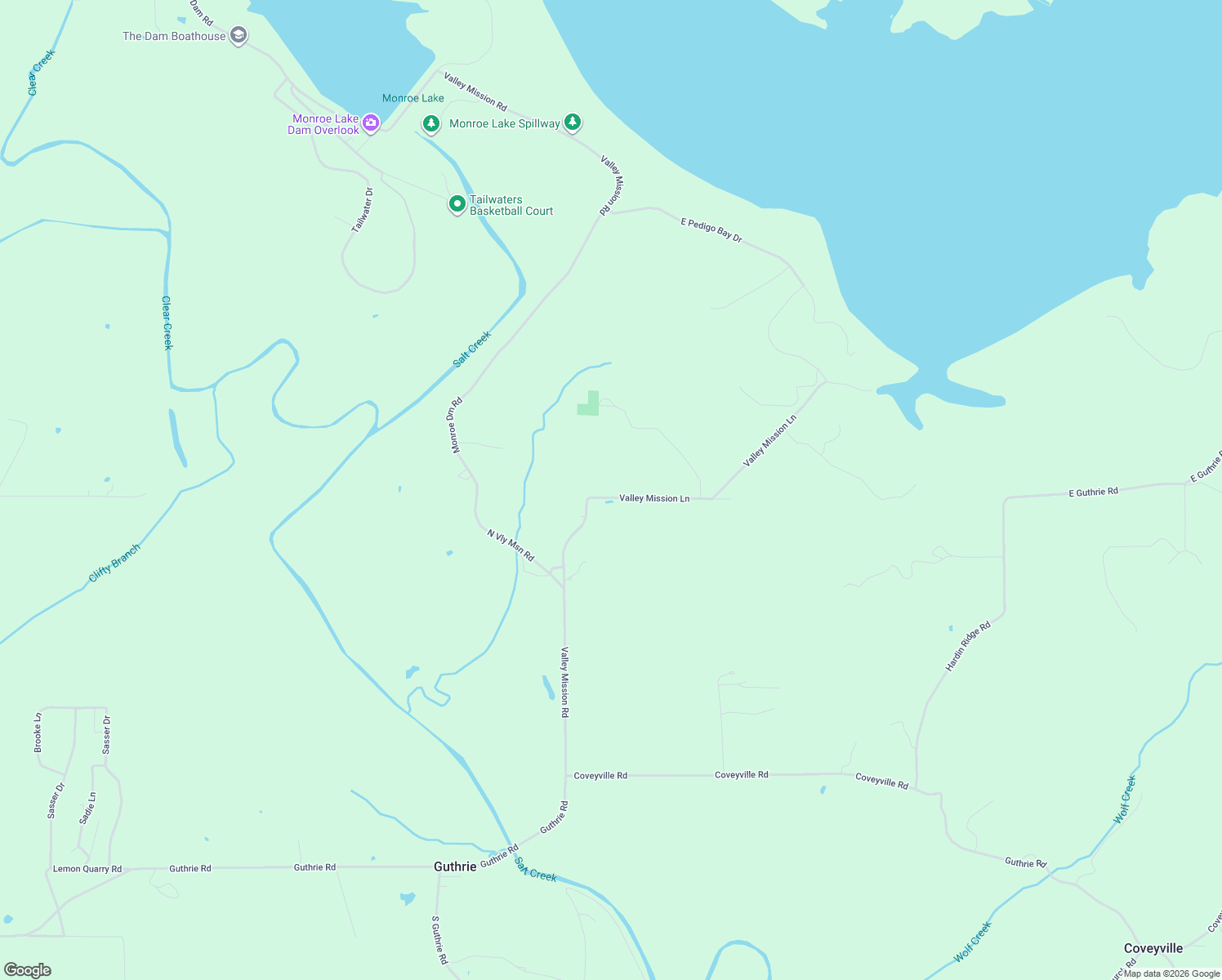 map of restaurants, bars, coffee shops, grocery stores, and more near 331 Valley Mission Lane in Bedford