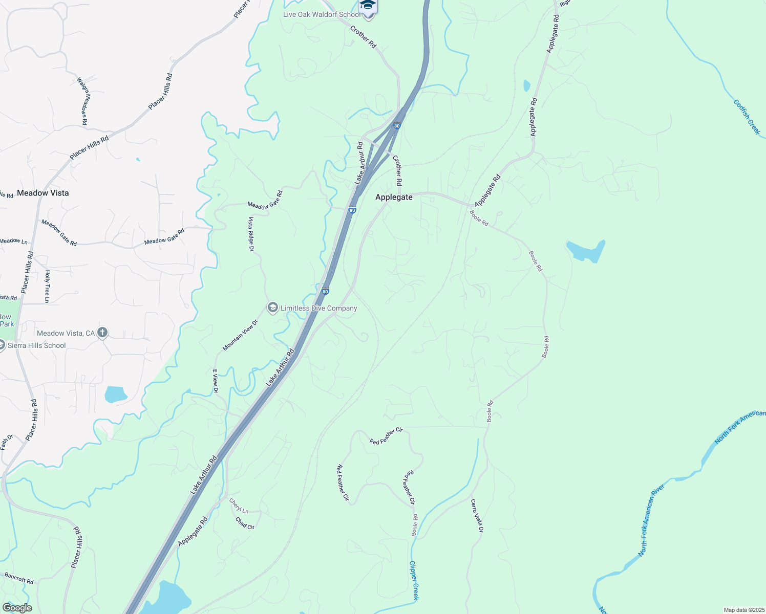 map of restaurants, bars, coffee shops, grocery stores, and more near in Applegate