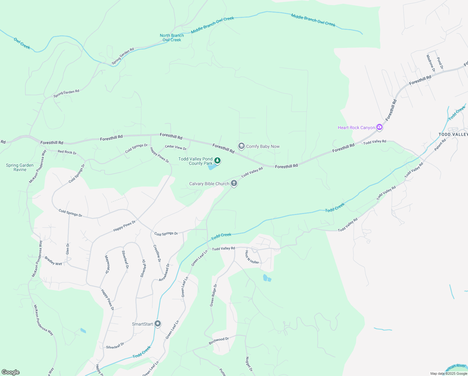 20801 Todd Valley Road, Foresthill CA Walk Score