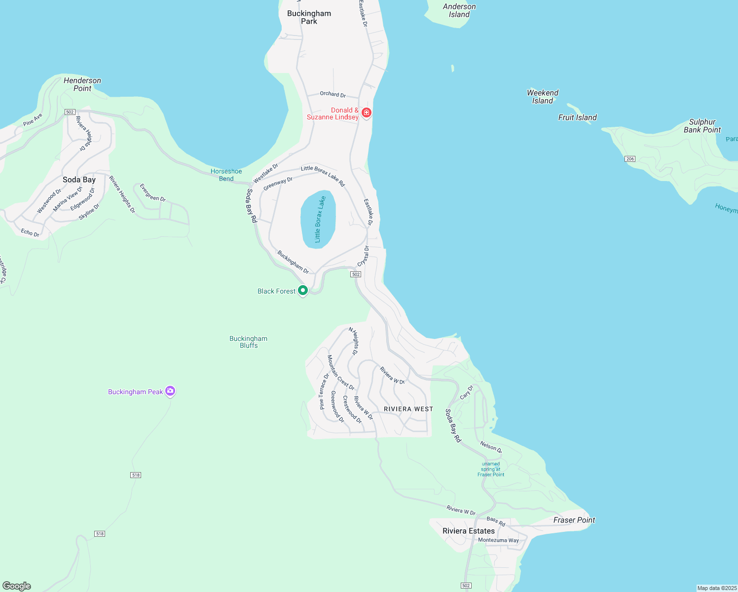 map of restaurants, bars, coffee shops, grocery stores, and more near 3095 South Lake Drive in Kelseyville