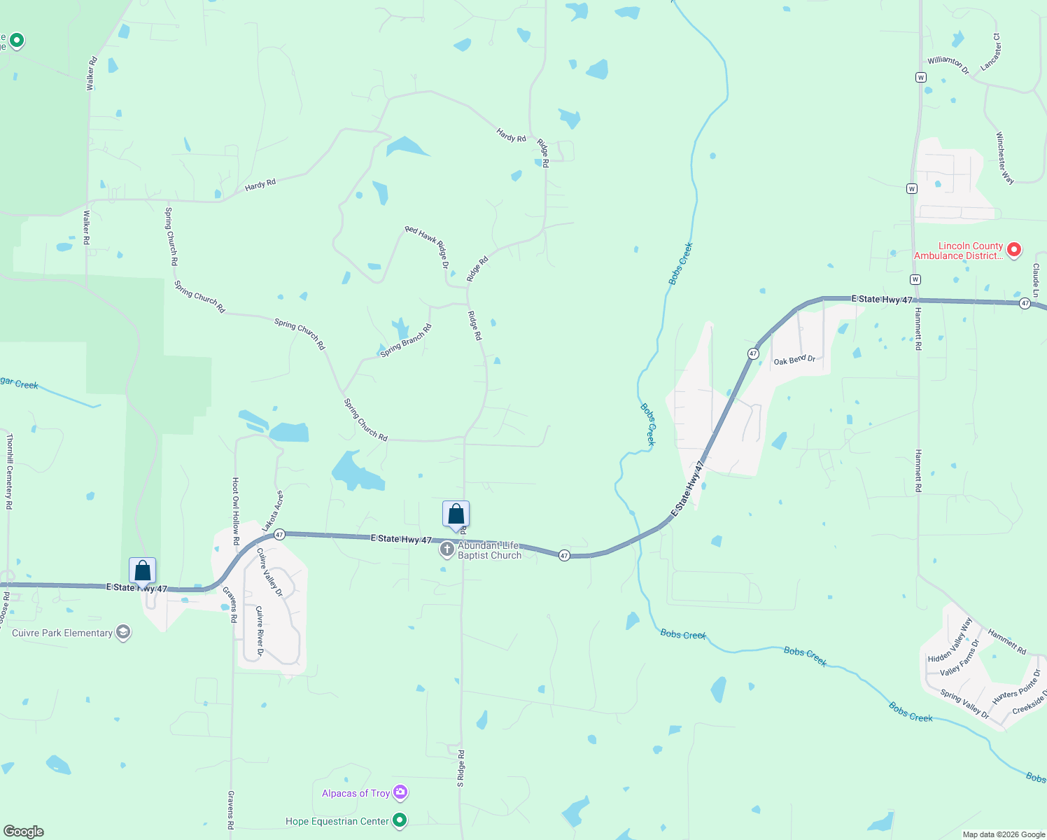 map of restaurants, bars, coffee shops, grocery stores, and more near 160 Shawn Ct in Troy