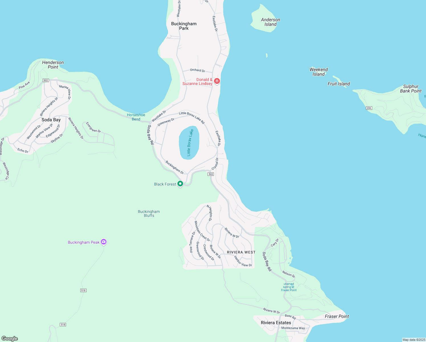 map of restaurants, bars, coffee shops, grocery stores, and more near 2972 Crystal Drive in Kelseyville