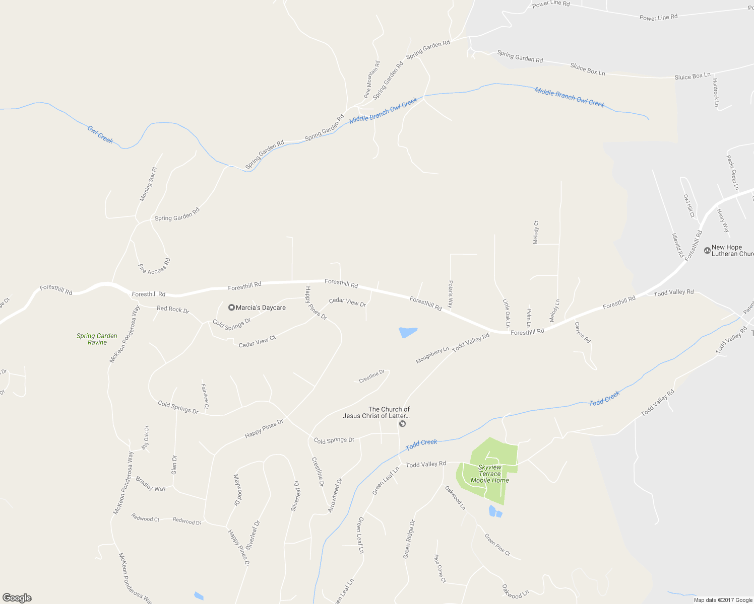 map of restaurants, bars, coffee shops, grocery stores, and more near 20694 Cedar View Drive in Foresthill