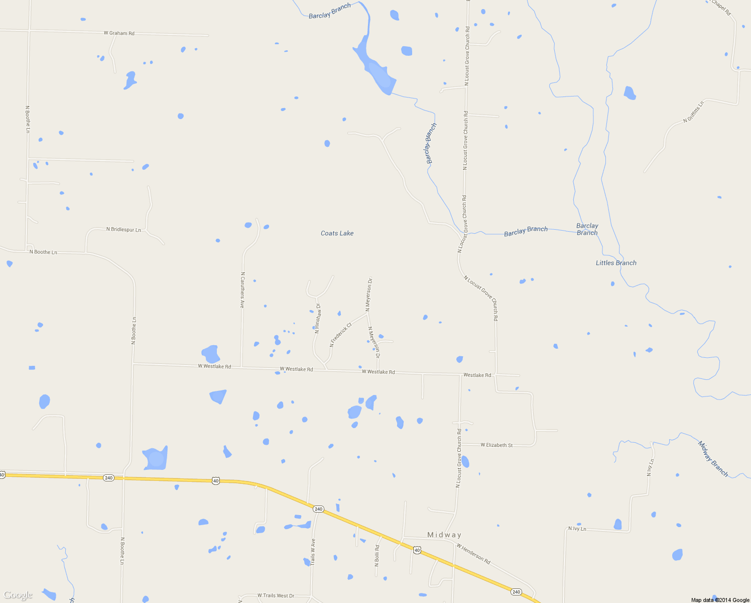 map of restaurants, bars, coffee shops, grocery stores, and more near 3780 North Meyerson Drive in Columbia