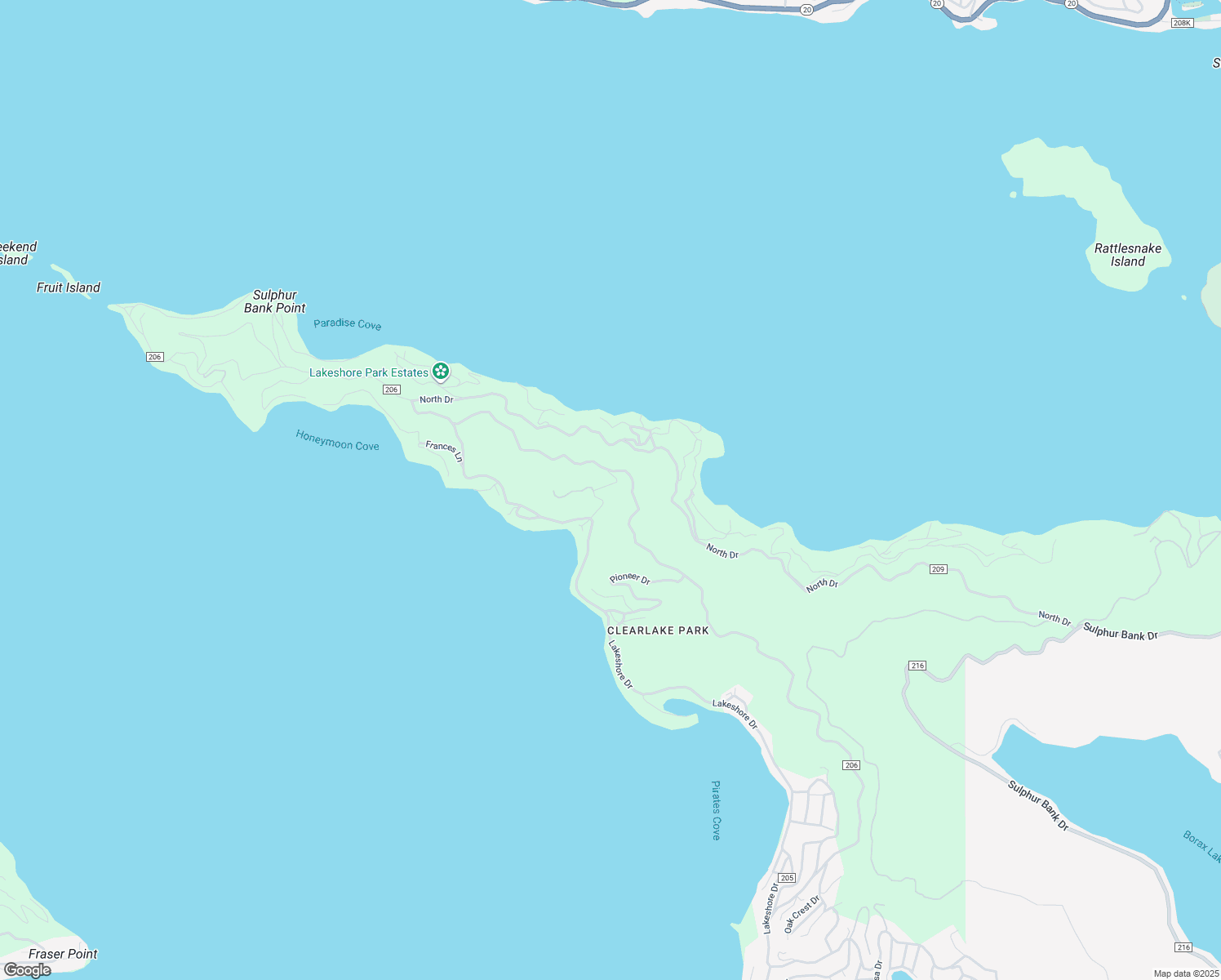 map of restaurants, bars, coffee shops, grocery stores, and more near 10977 Crestview Drive in Lake County