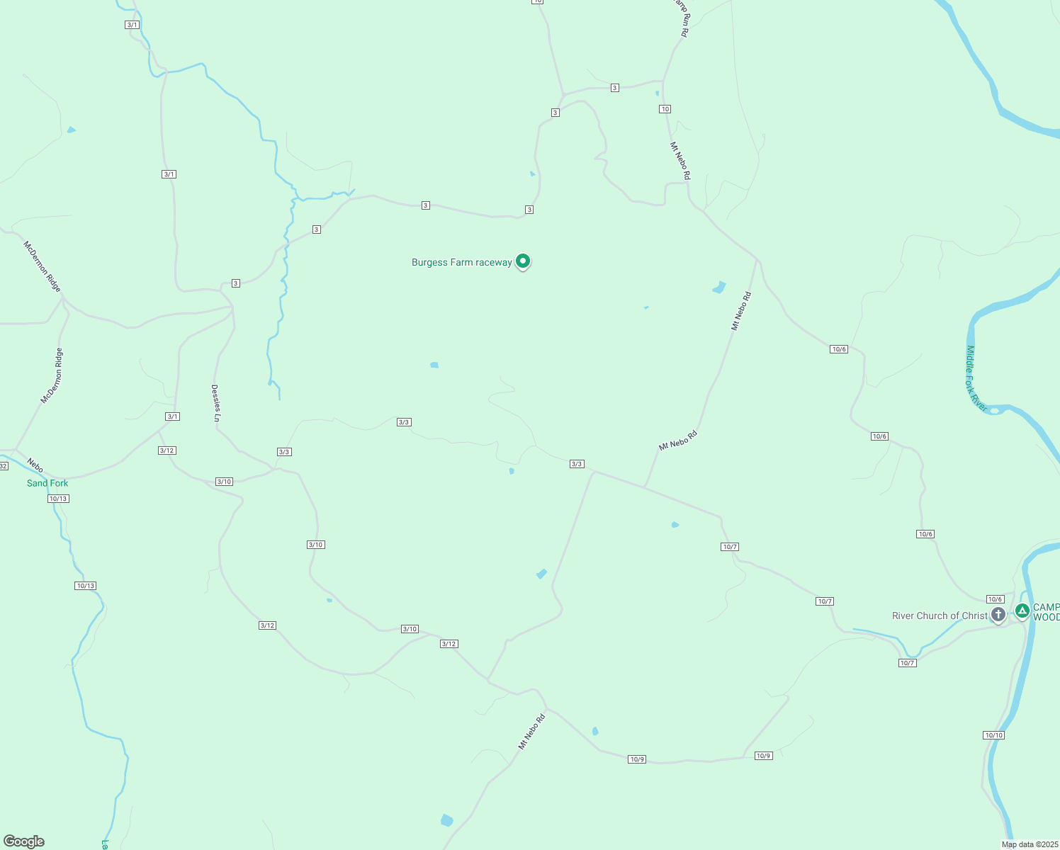 map of restaurants, bars, coffee shops, grocery stores, and more near Nebo in Buckhannon